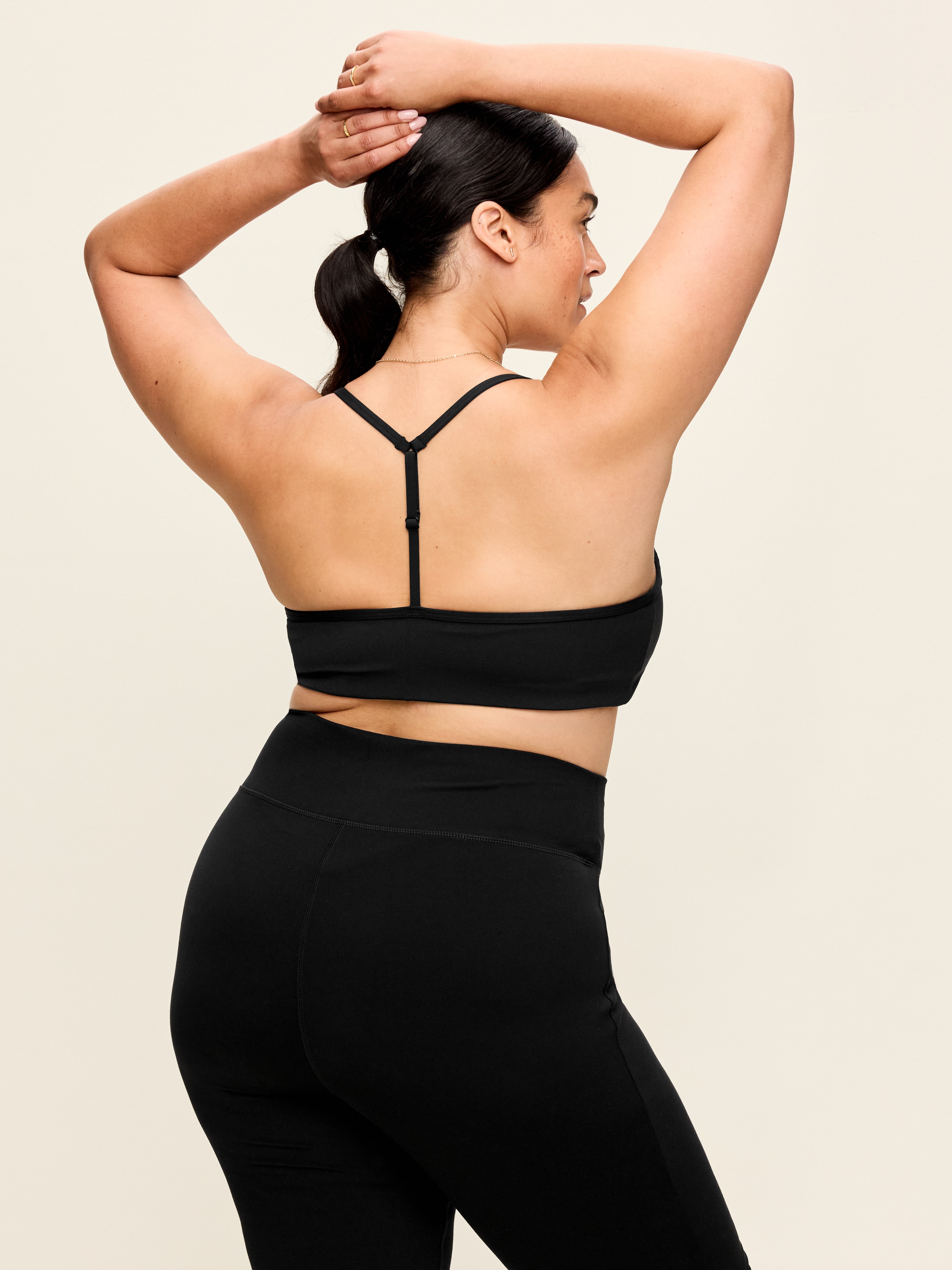 Light Support StudioSmooth Y-Back Sports Bra - Black Jack - 7
