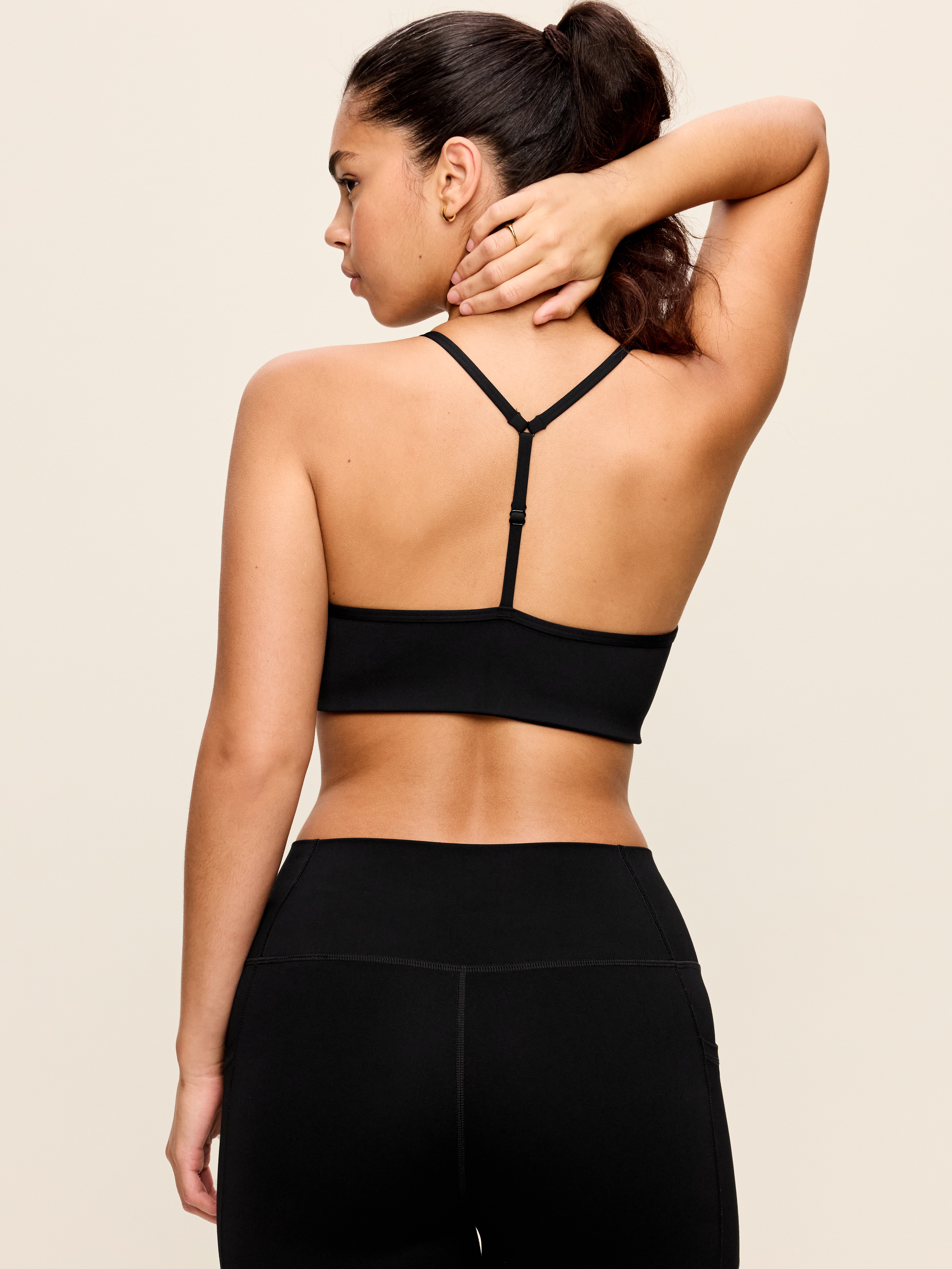 Light Support StudioSmooth Y-Back Sports Bra - Black Jack - 5