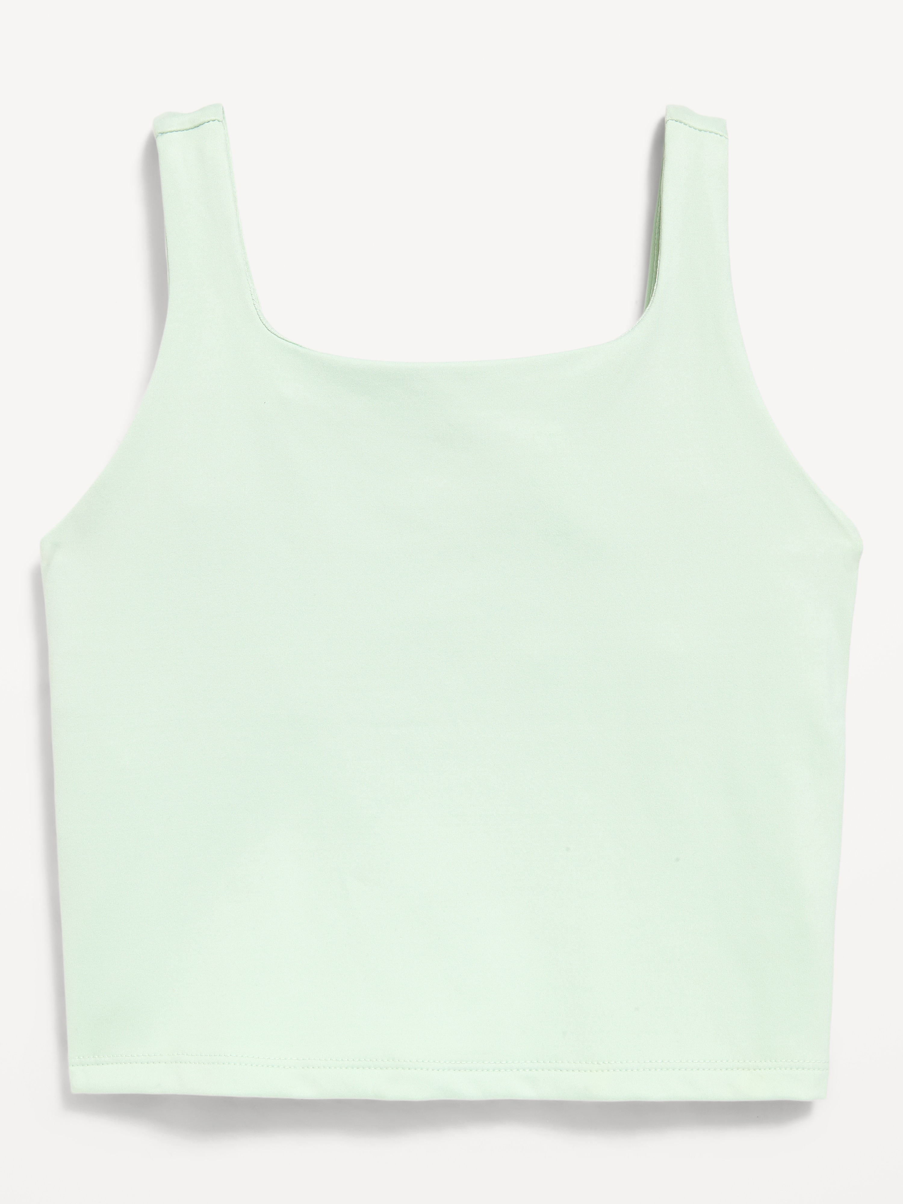 StudioSmooth Longline Sports Bra for Girls - Soft Aloe - 3