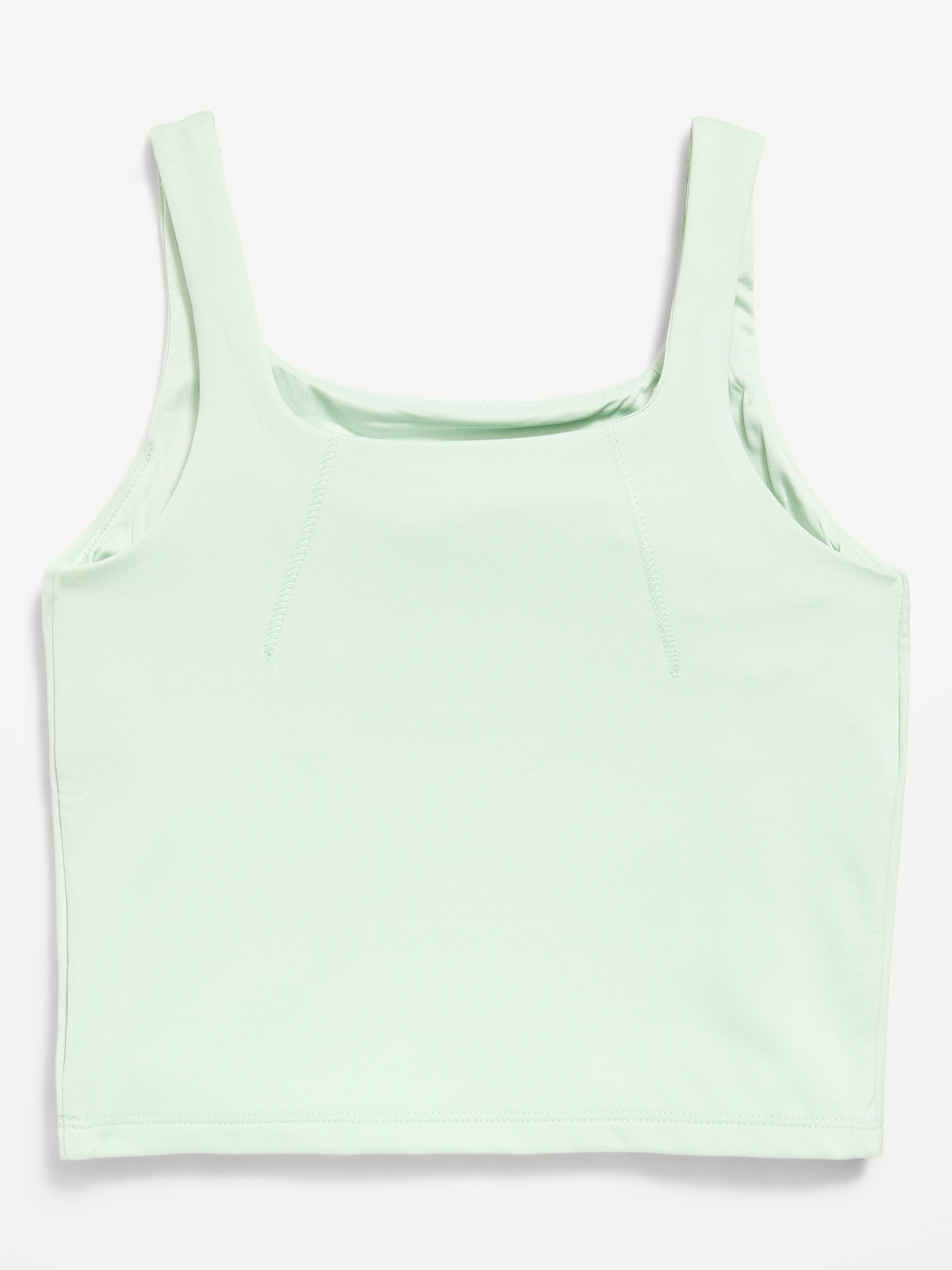 StudioSmooth Longline Sports Bra for Girls - Soft Aloe - 4