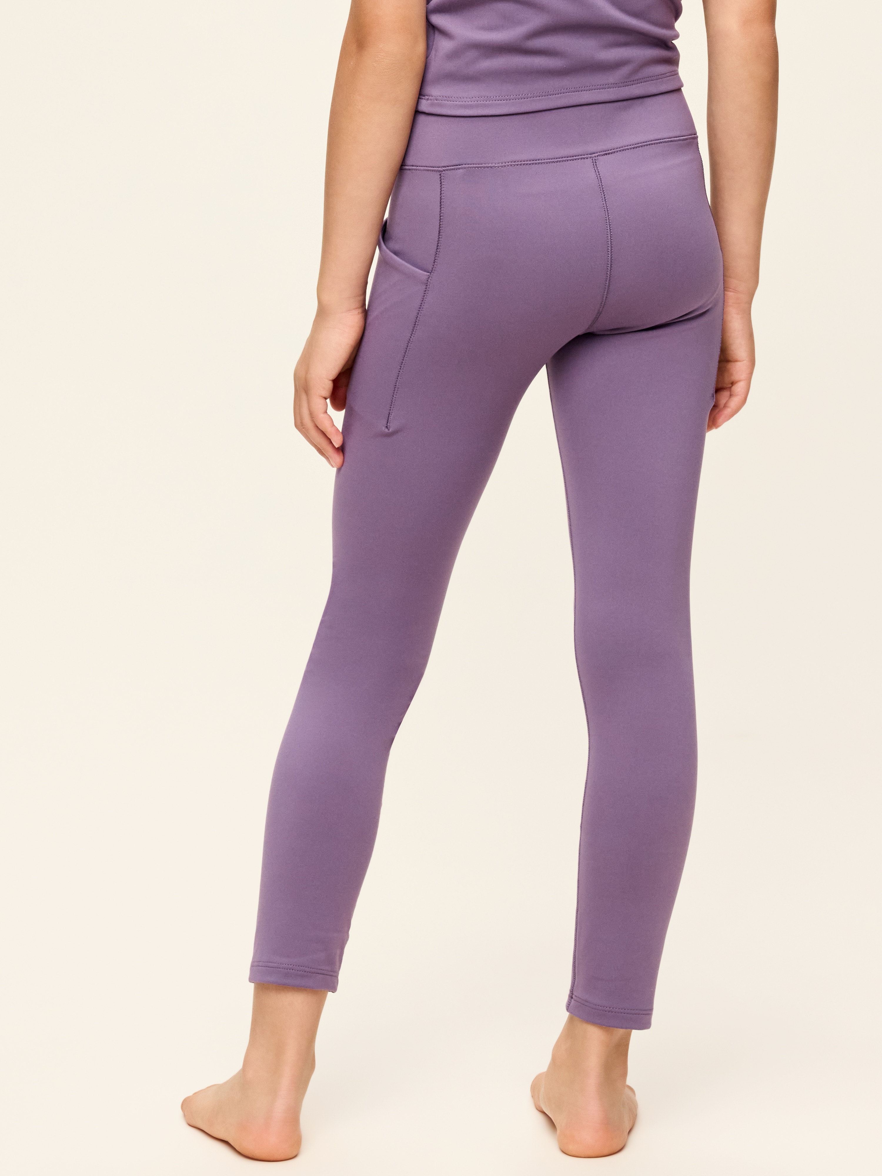 High-Waisted StudioSmooth 7/8 Leggings for Girls - Story Dust - 2