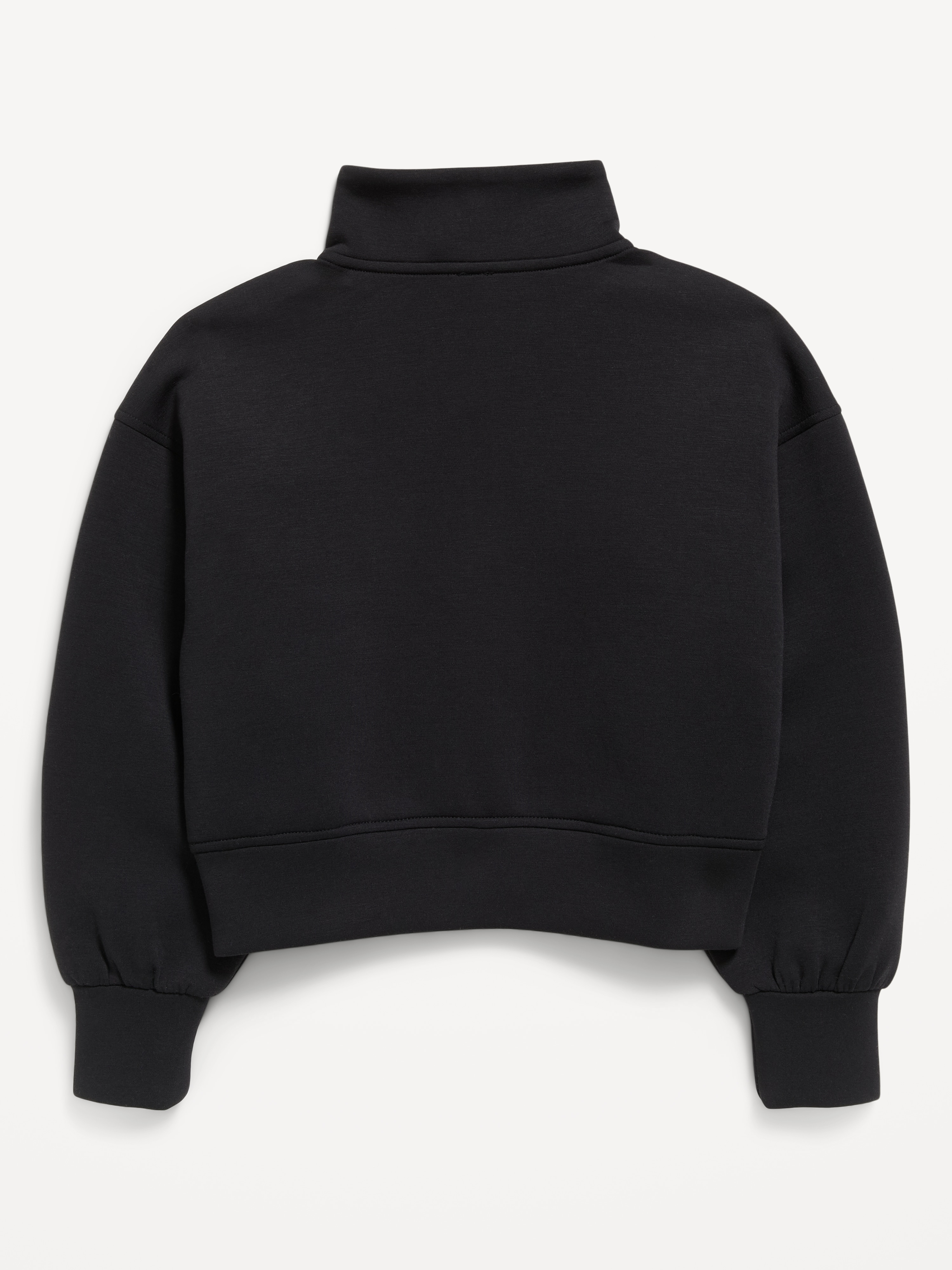 Bounce Fleece Half-Zip Pullover Sweatshirt for Girls - Light Black Heather - 4