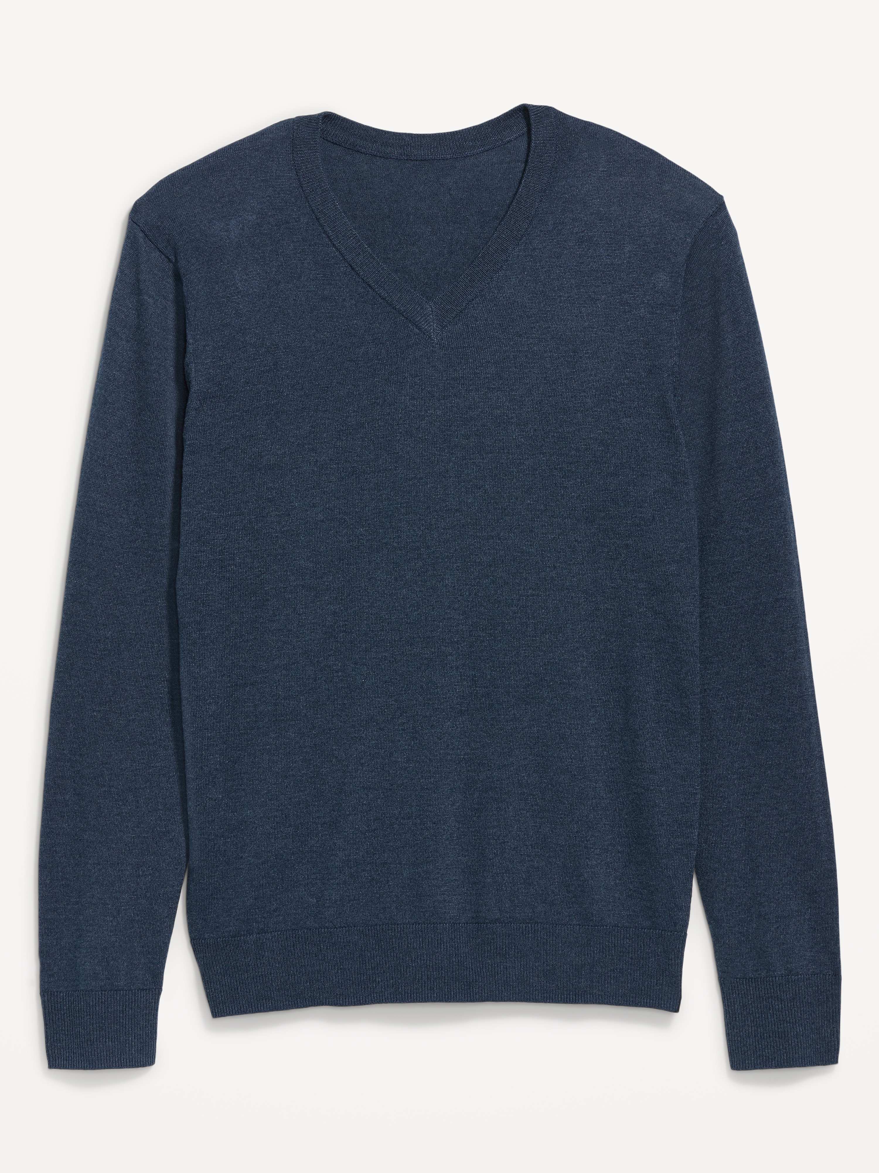 V-Neck Sweater - Navy Heather - 4