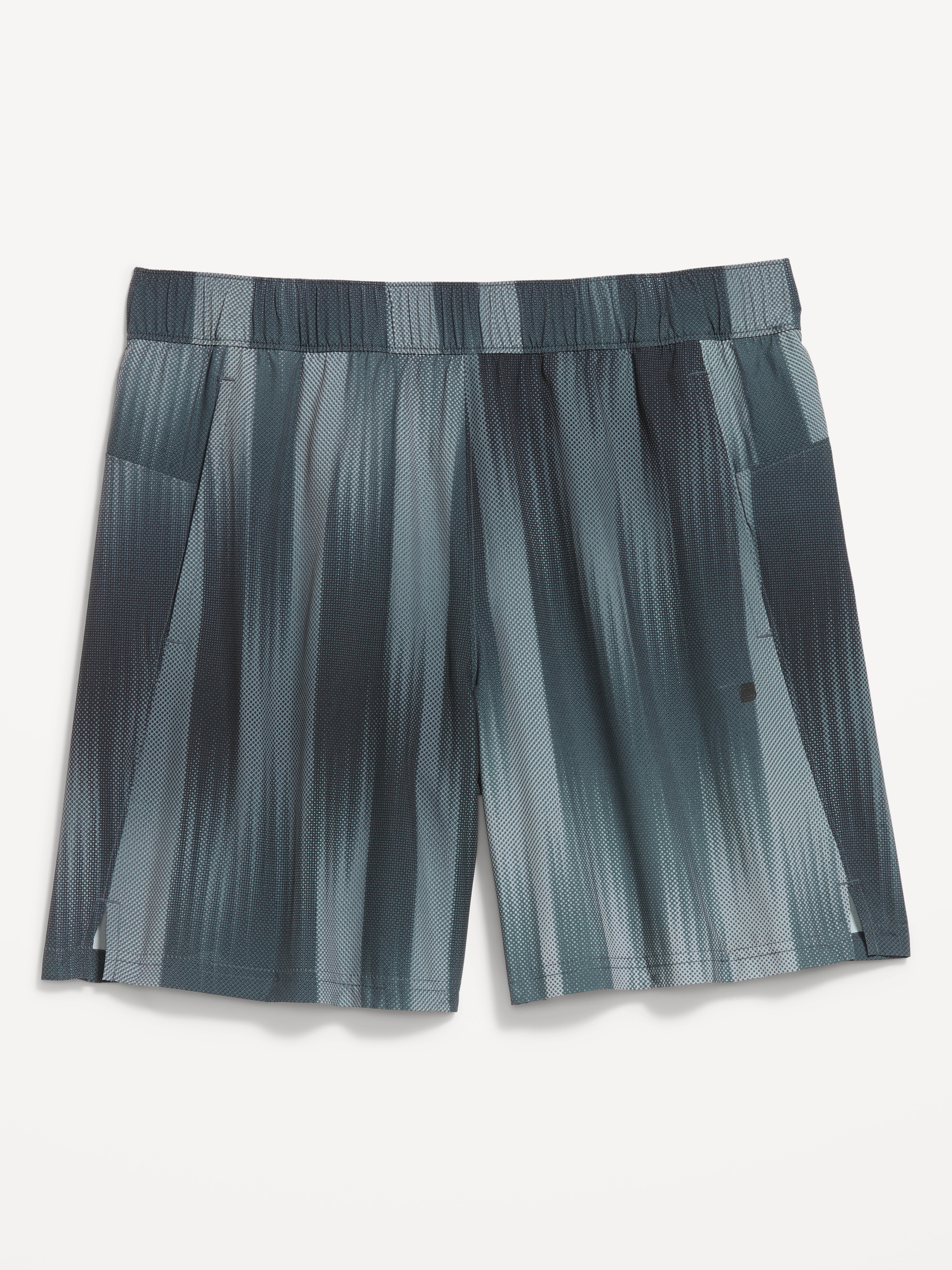 StretchTech Workout Shorts -- 7-inch inseam - Black Stripes - 3