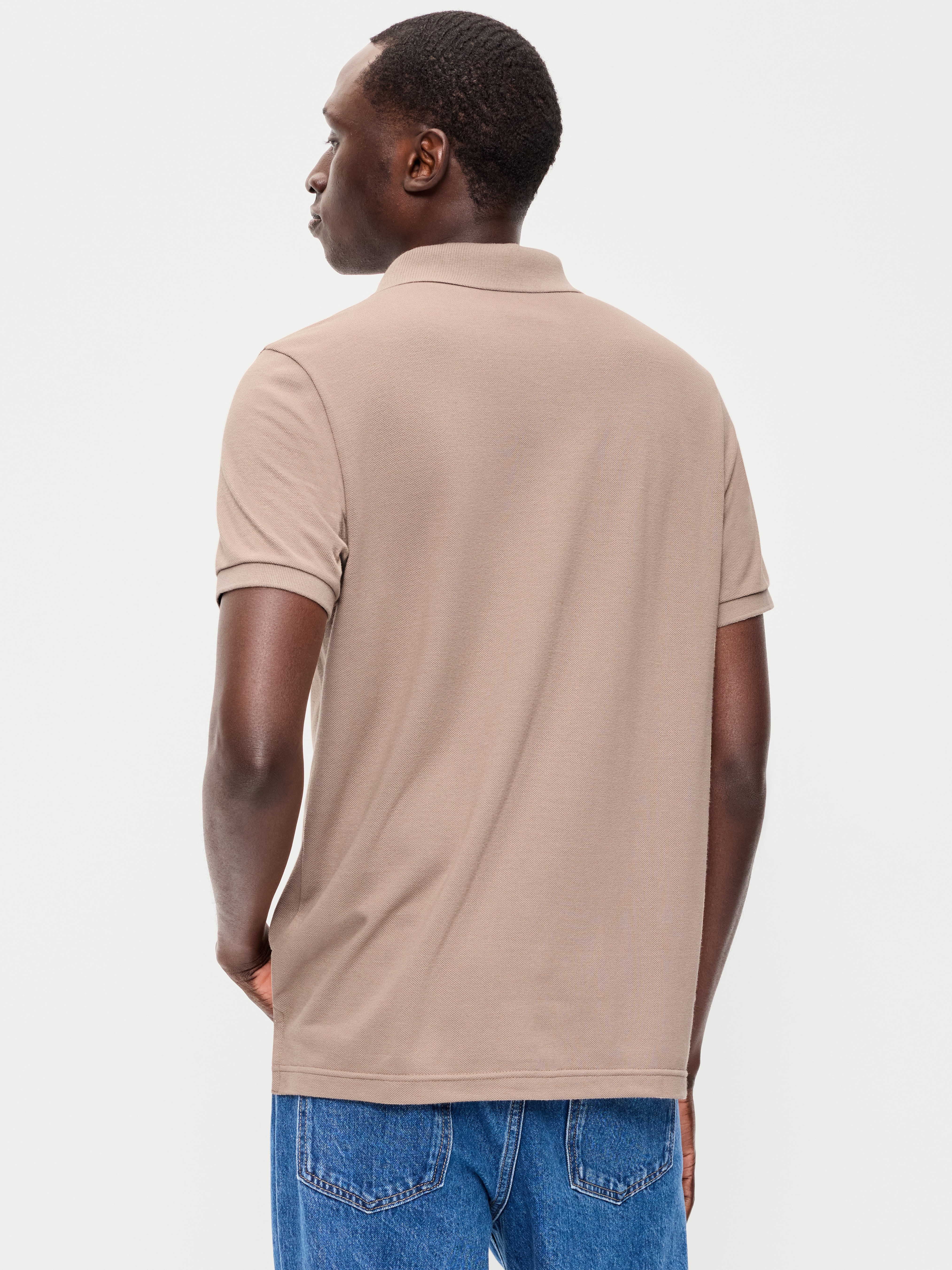 Pique Polo for Men - Chocolate - 2
