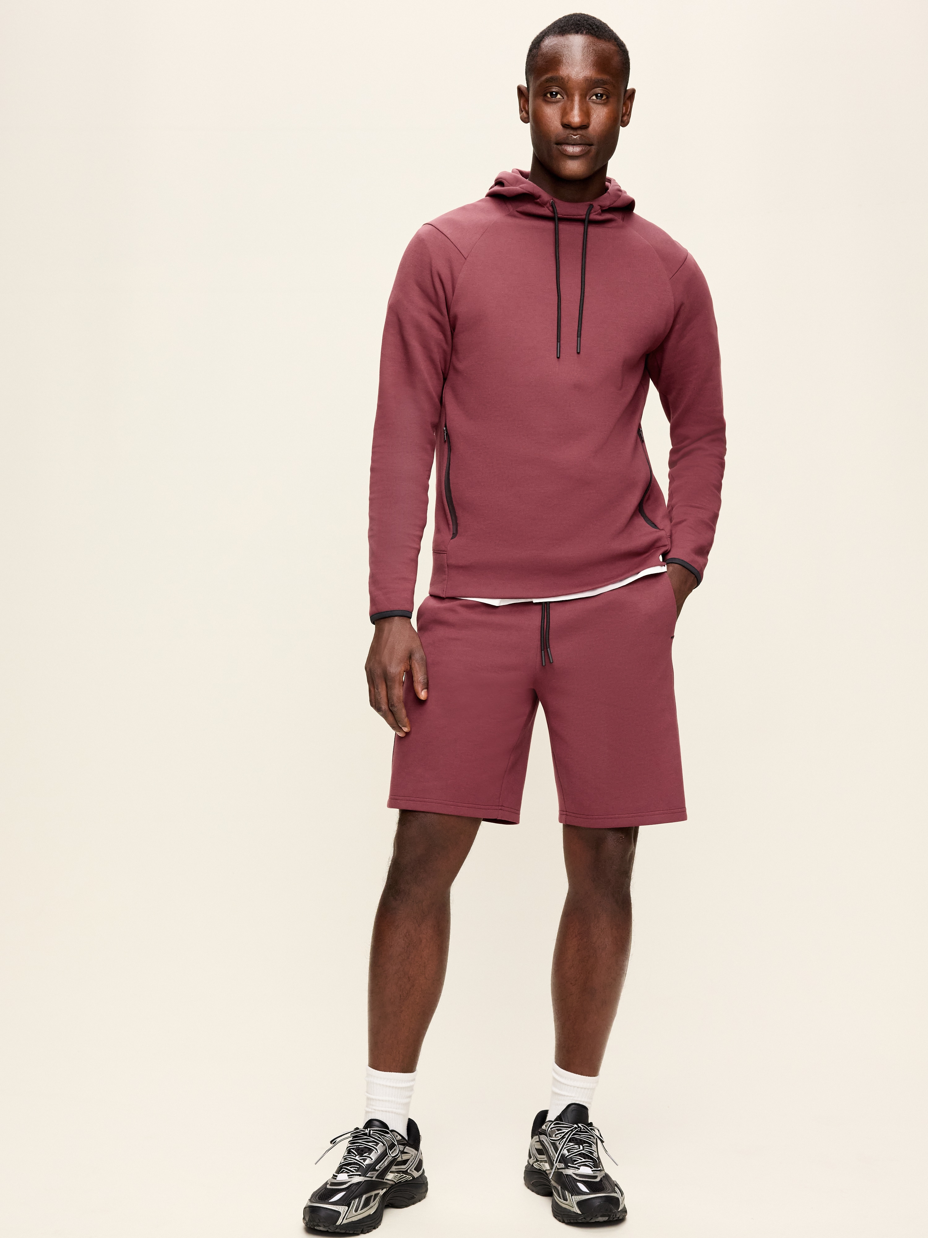 Dynamic Fleece 4.0 Shorts -- 8-inch inseam - Reddy Or Not - 2