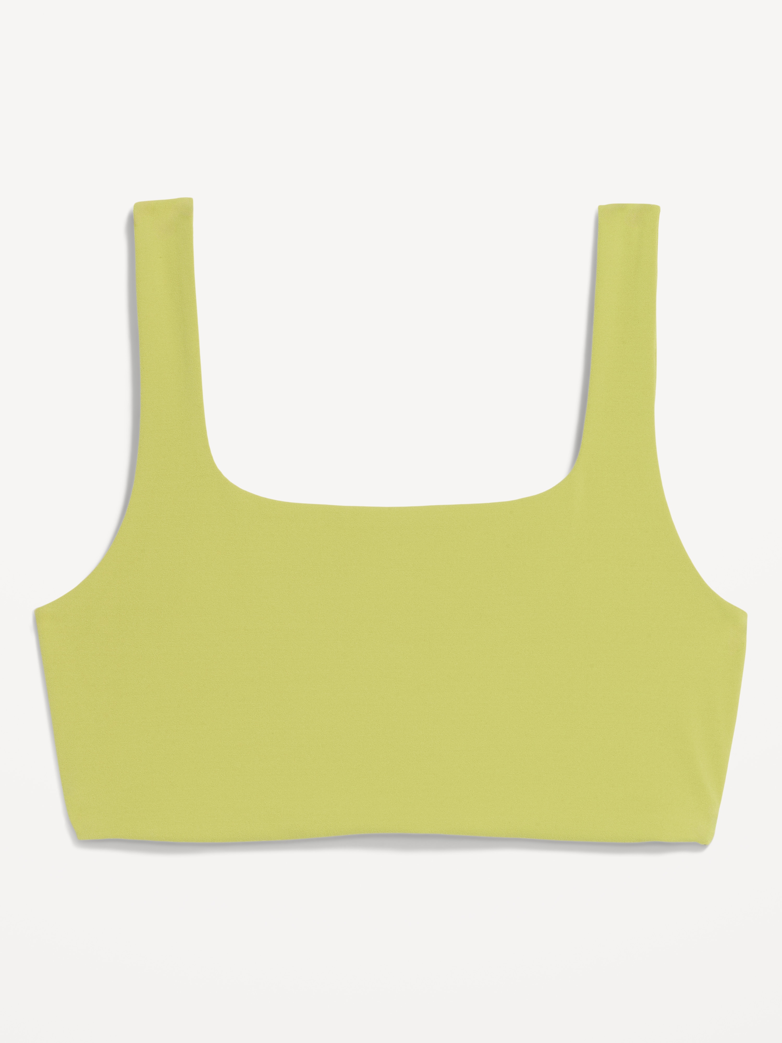 Light Support StudioSmooth Square-Neck Sports Bra - Marshy Grass - 3