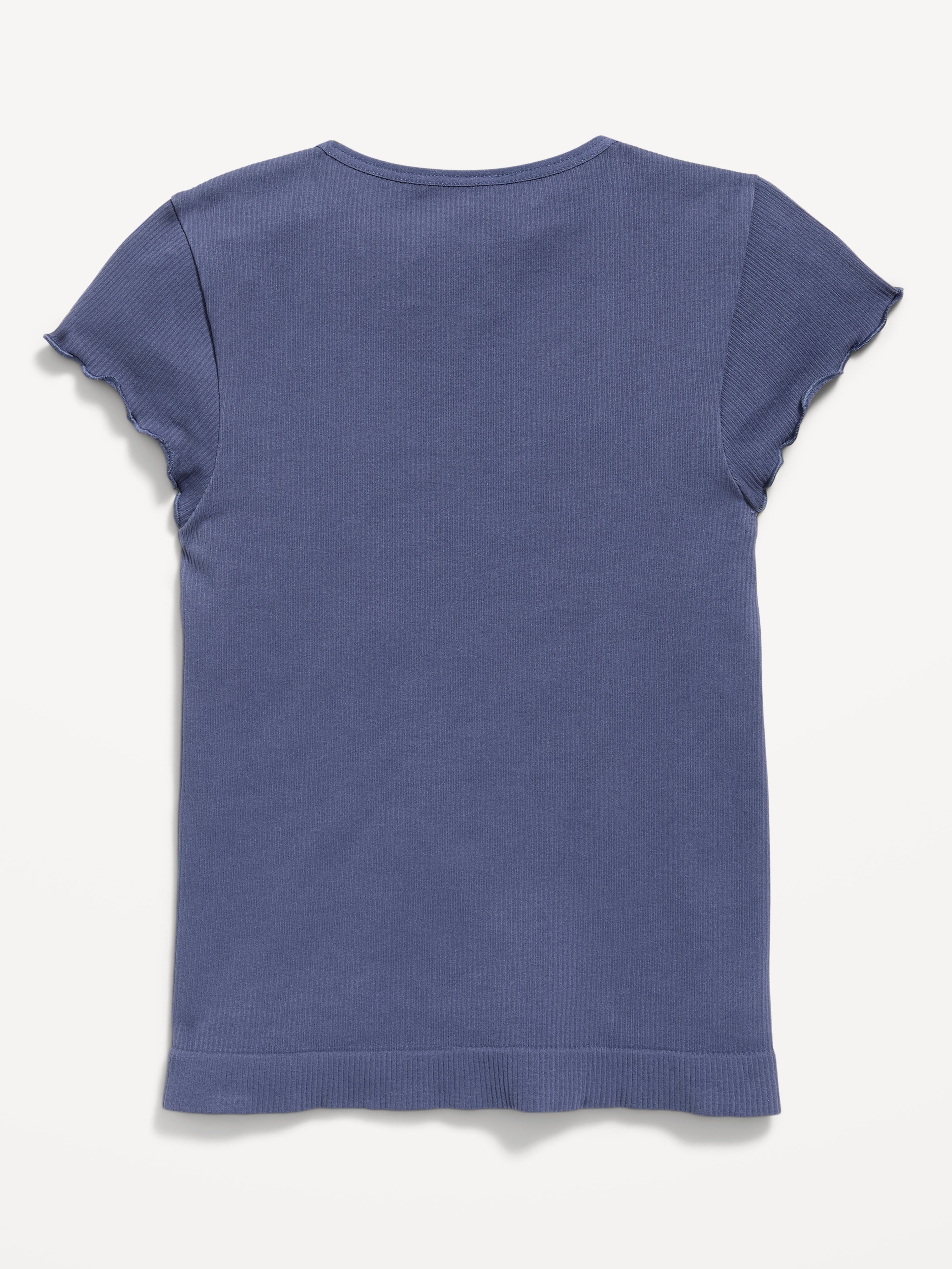 Fitted Seamless Ribbed  Performance Top for Girls - Swept Away - 4