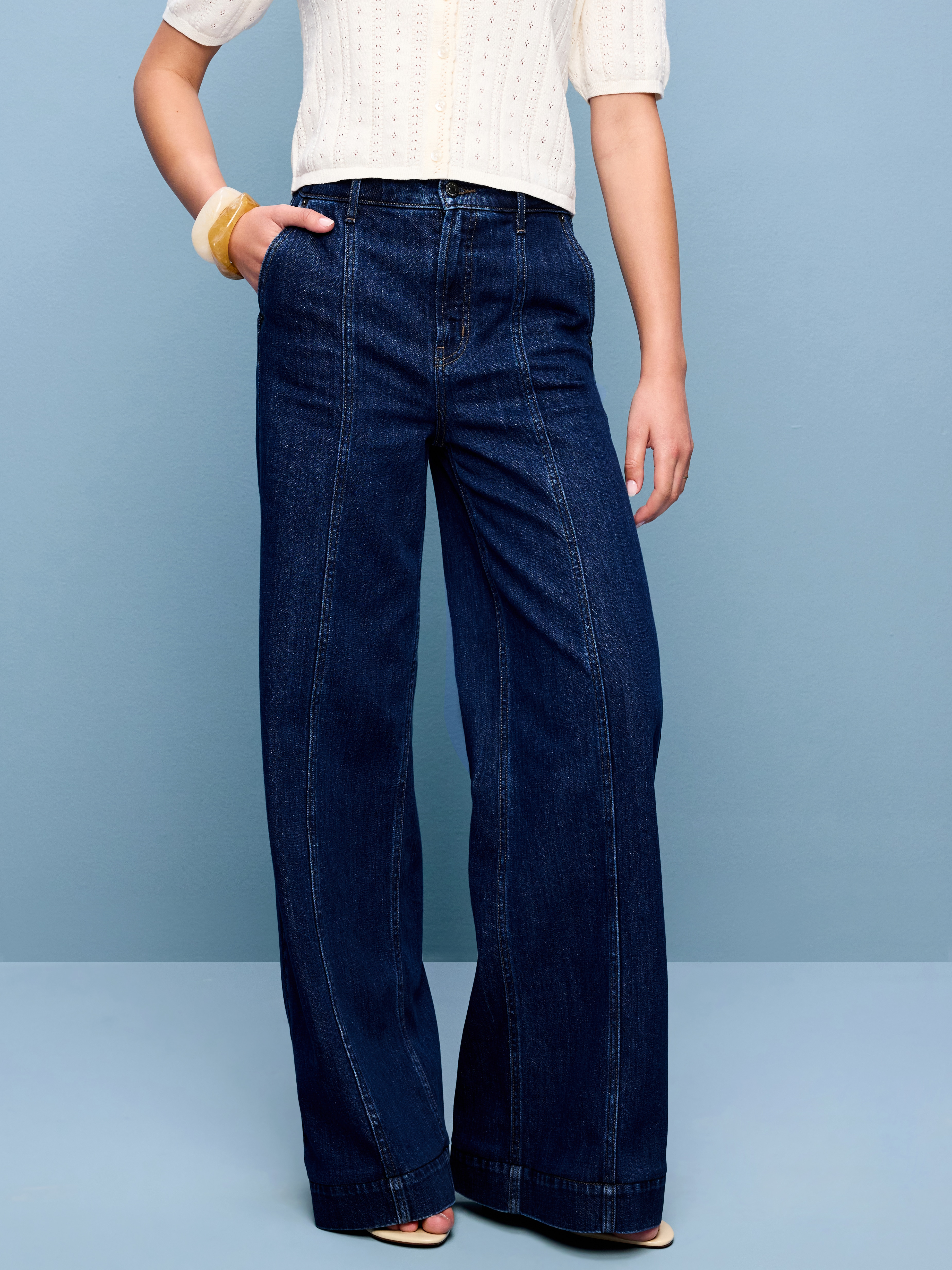 Extra High-Waisted Super Wide-Leg Jeans - Josie - 2