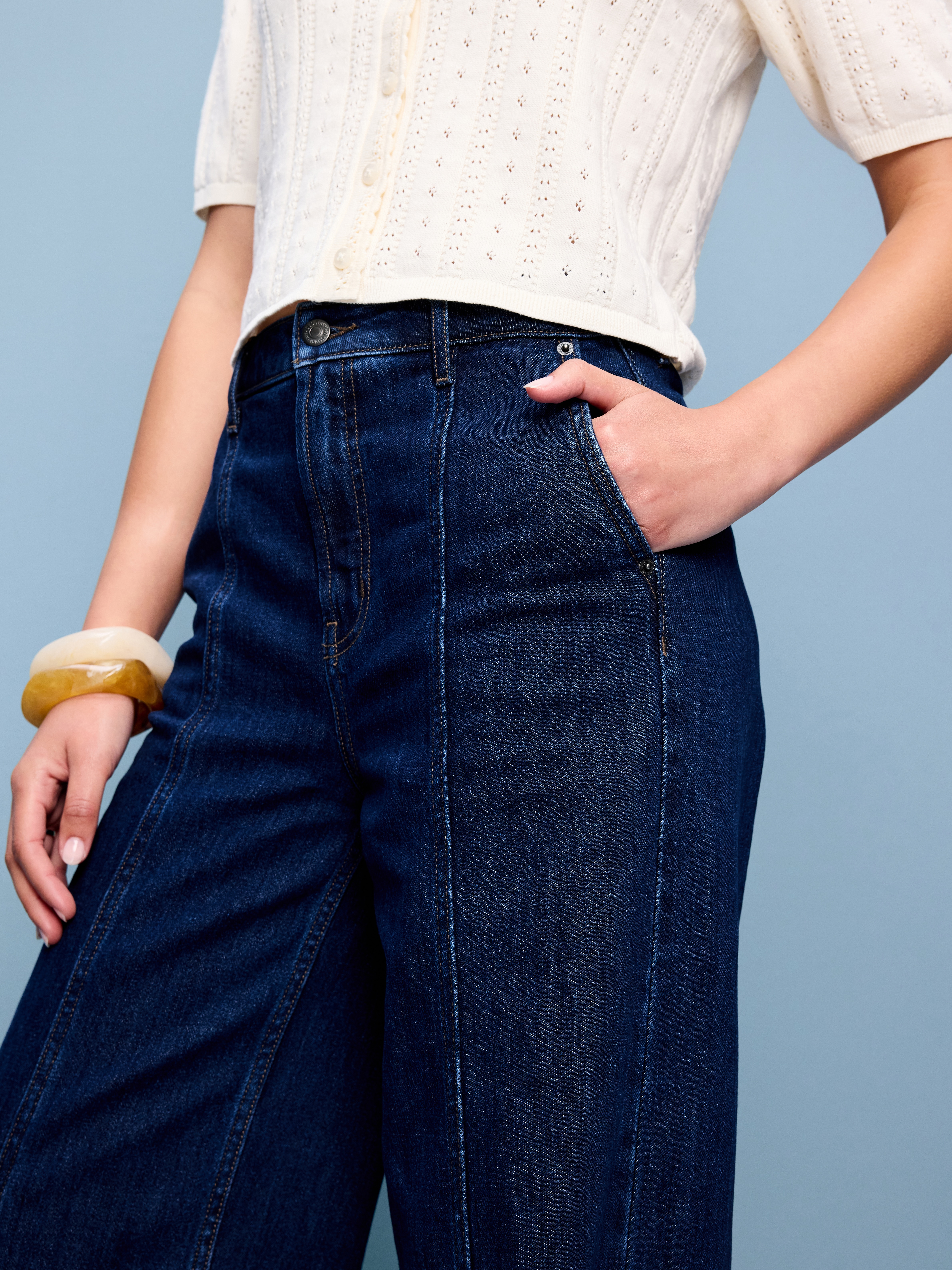 Extra High-Waisted Super Wide-Leg Jeans - Josie - 4