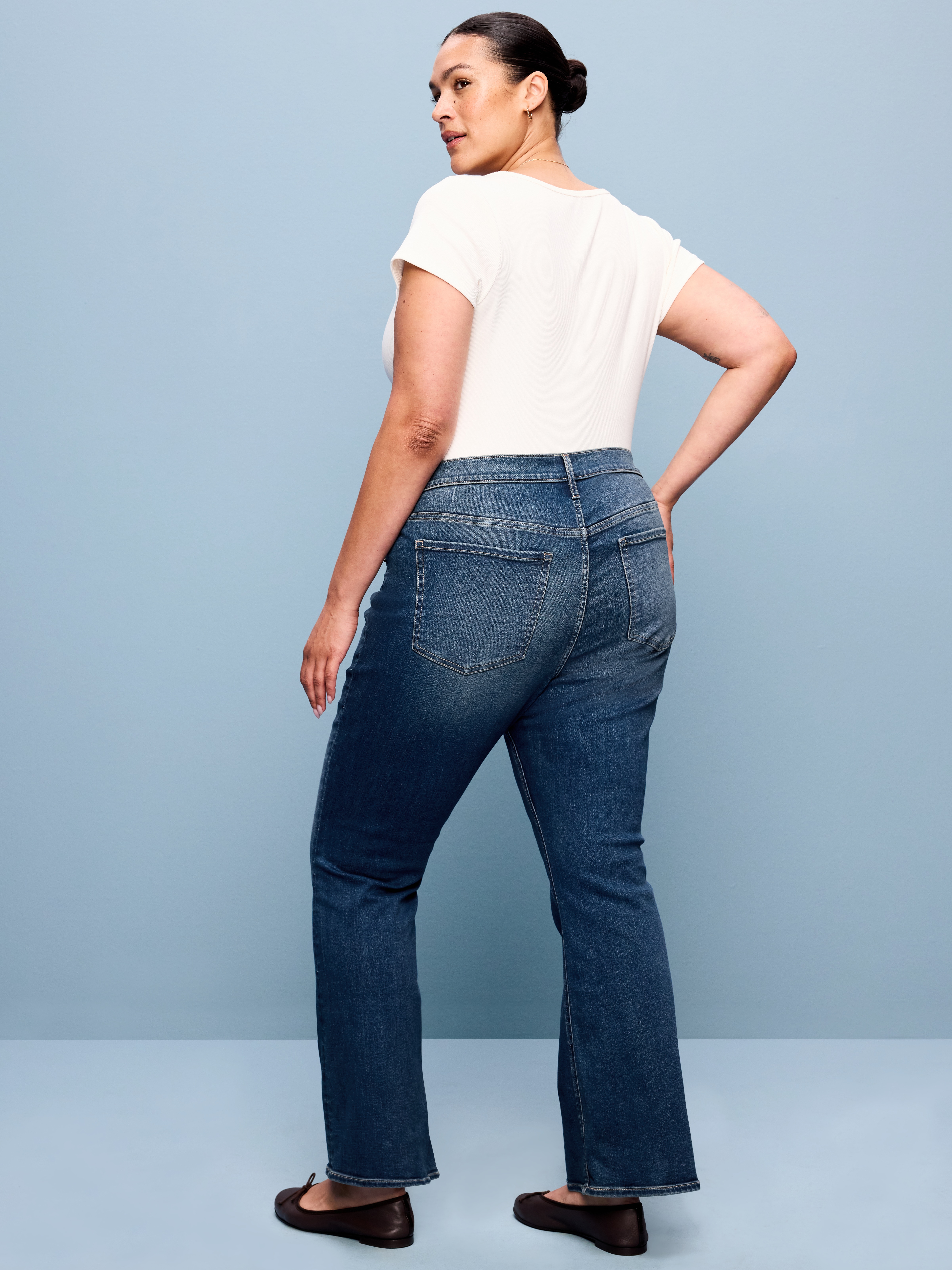 Low-Rise Boot-Cut Jeans - Esther - 9