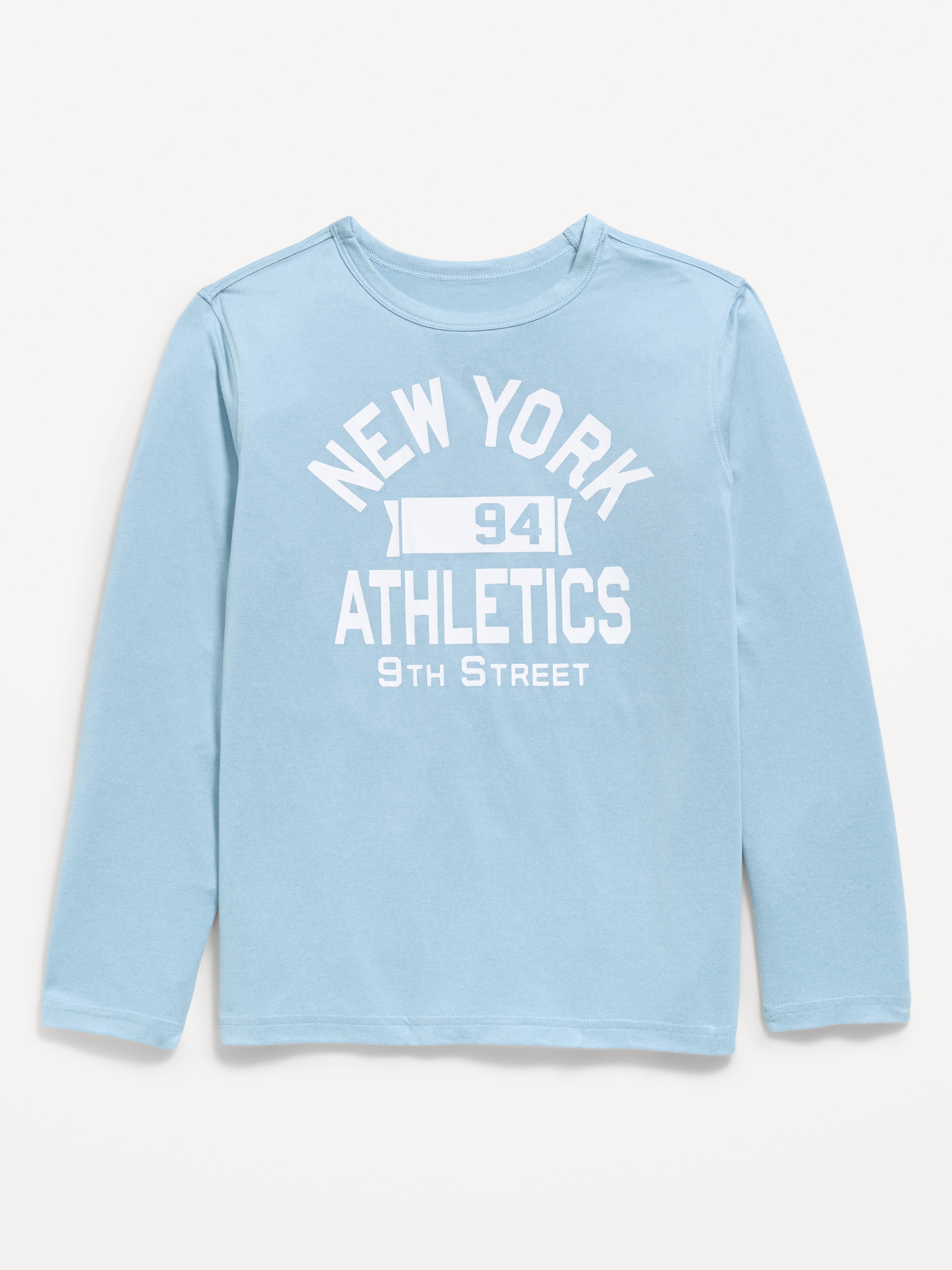 CloudMotion Long-Sleeve Performance T-Shirt for Boys - Sky Maintenance - 1