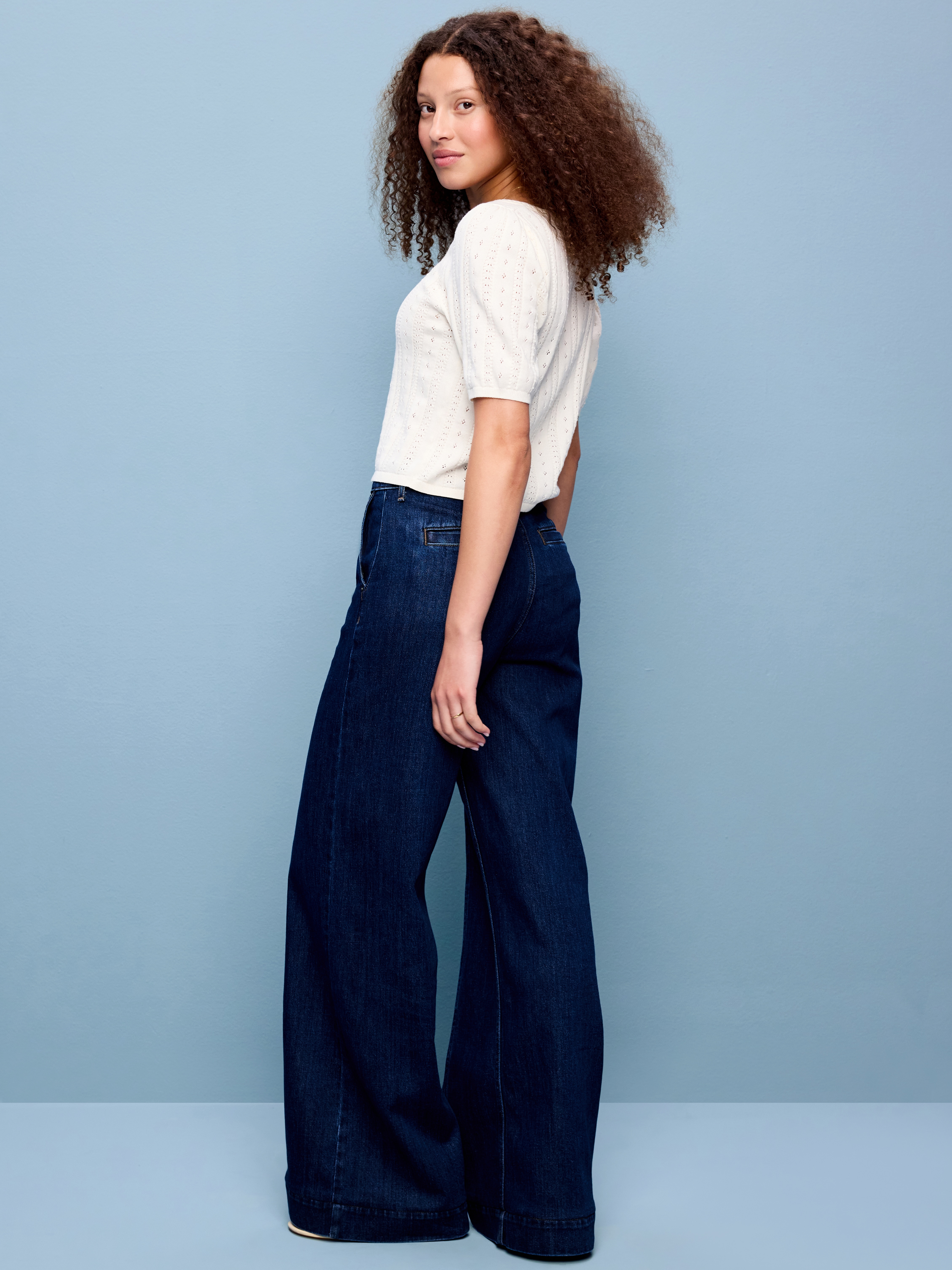 Extra High-Waisted Super Wide-Leg Jeans - Josie - 3
