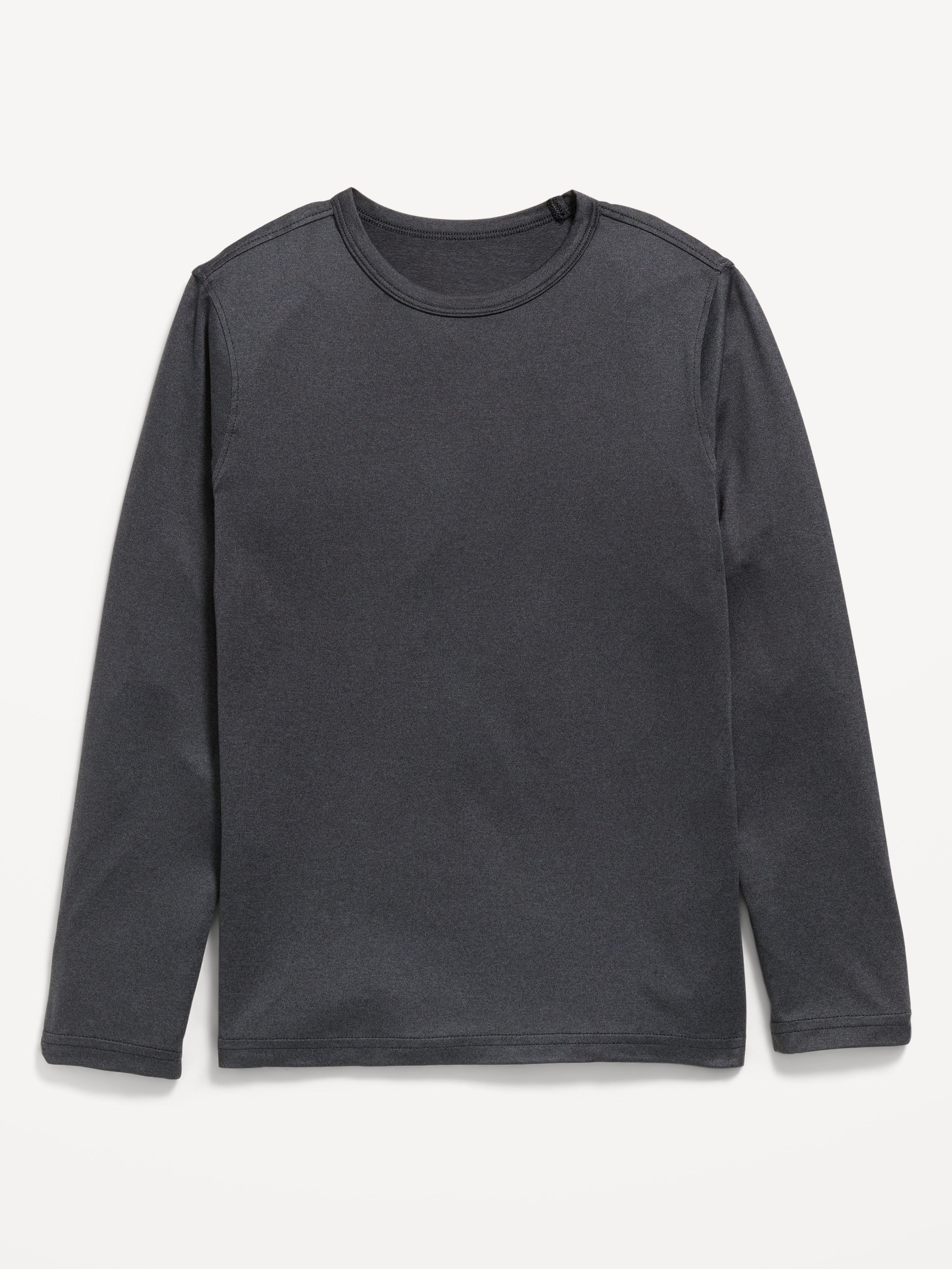 CloudMotion Long-Sleeve Performance T-Shirt for Boys - Black Jack - 2