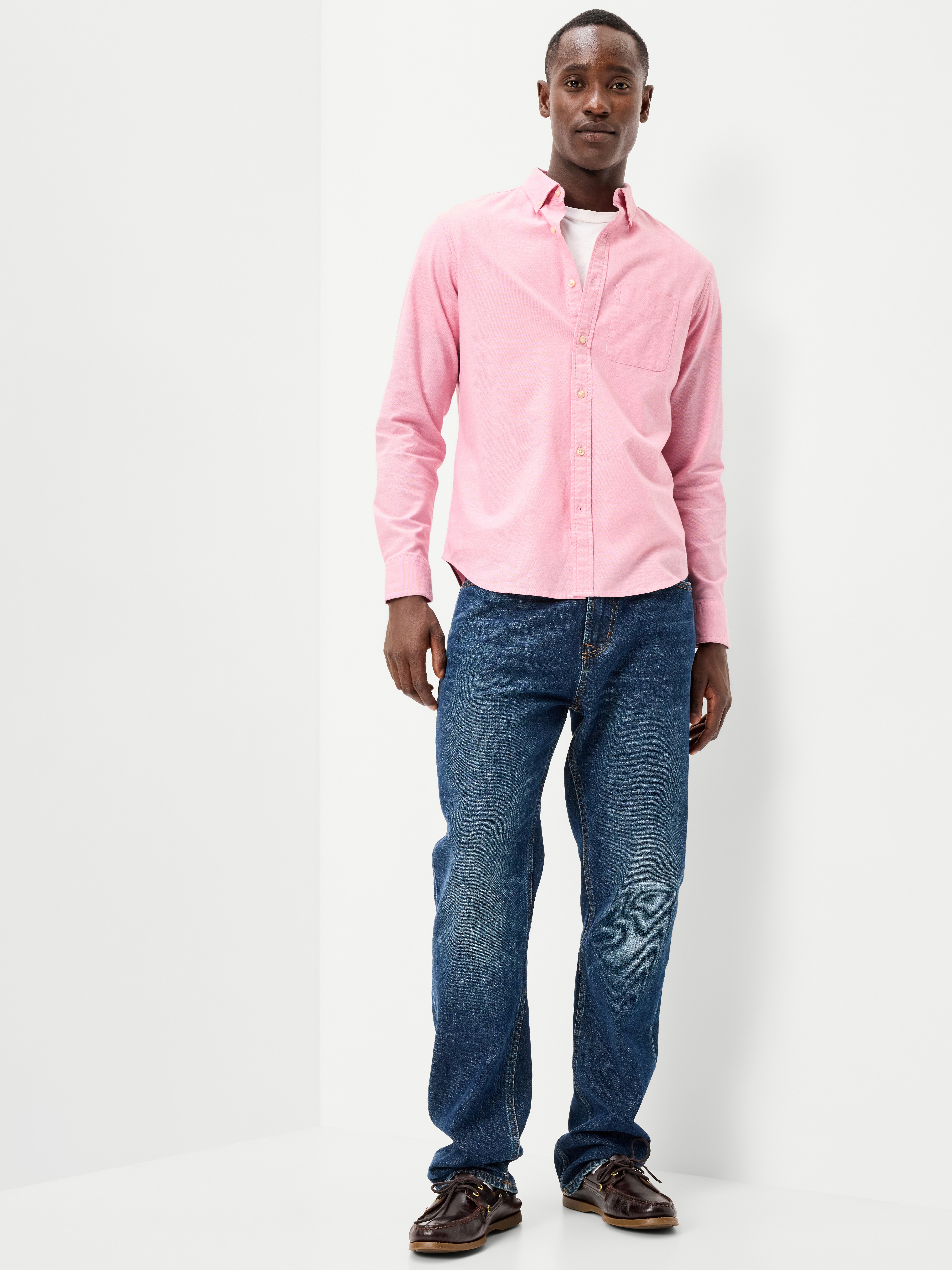 Classic Fit Everyday Oxford Shirt - Pressed Flower - 3