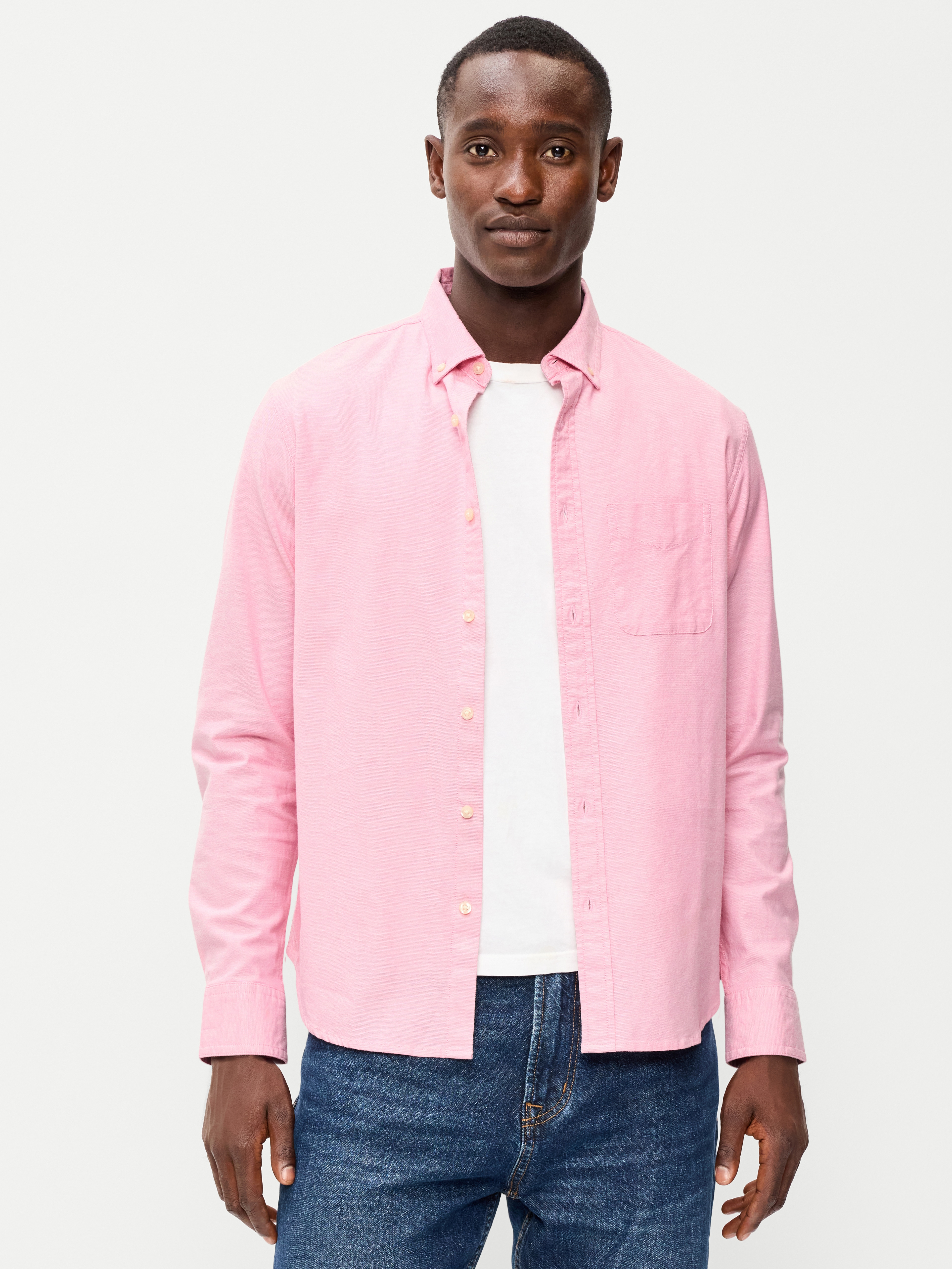 Classic Fit Everyday Oxford Shirt - Pressed Flower - 1