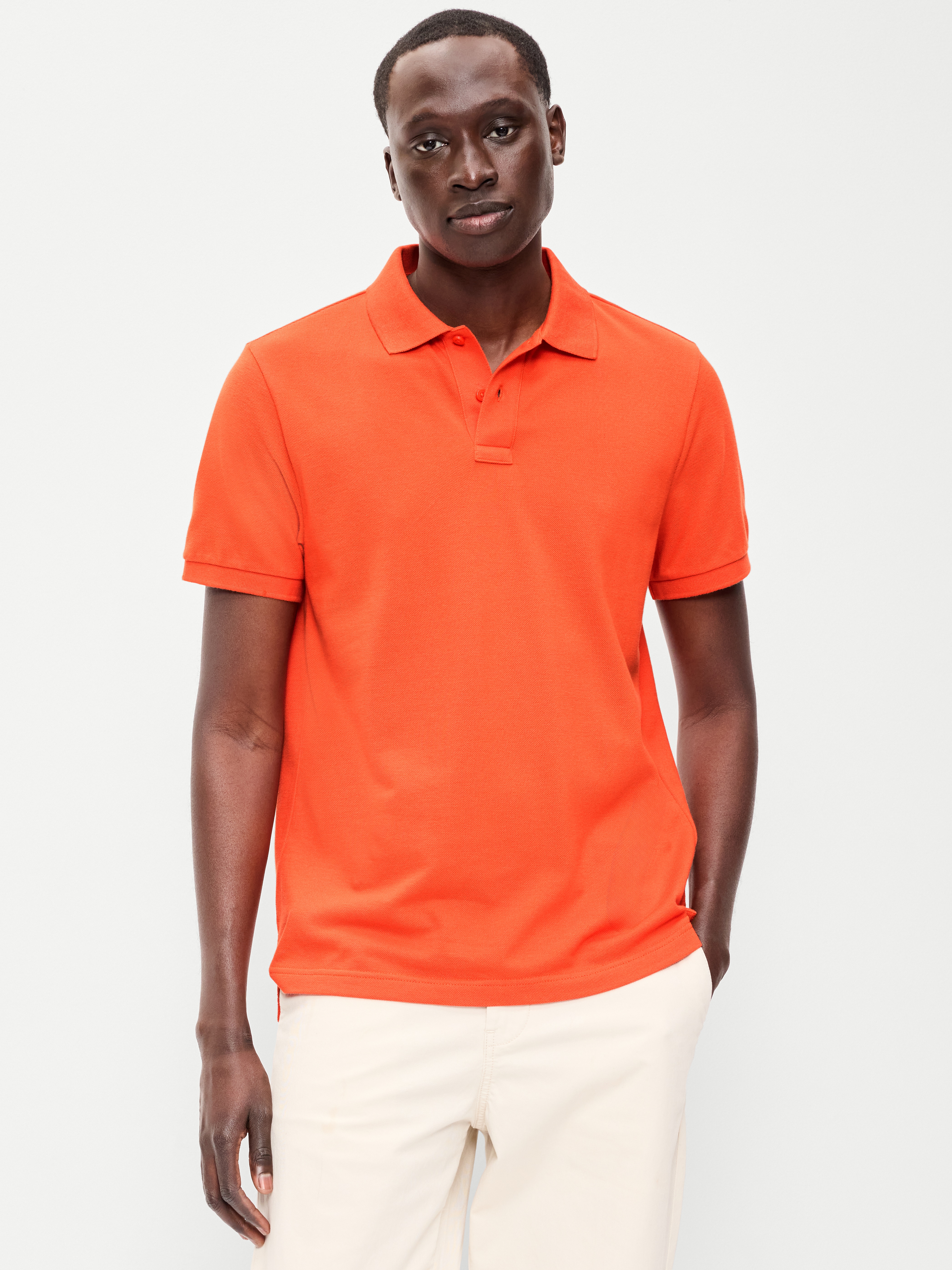 Pique Polo for Men - Ginger Juice - 1