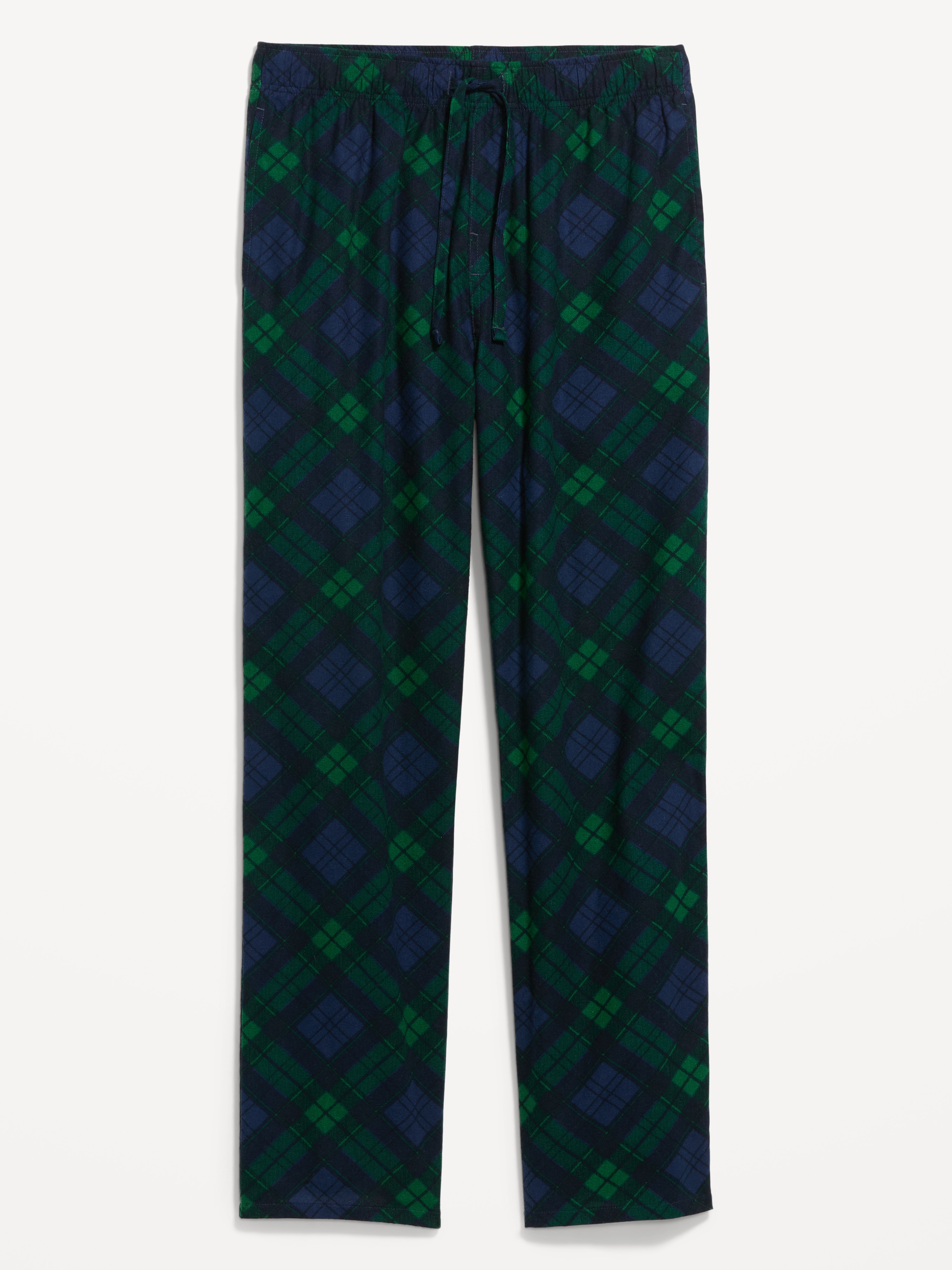 Flannel Pajama Pants - Navy Plaid (Match the Fam!) - 3