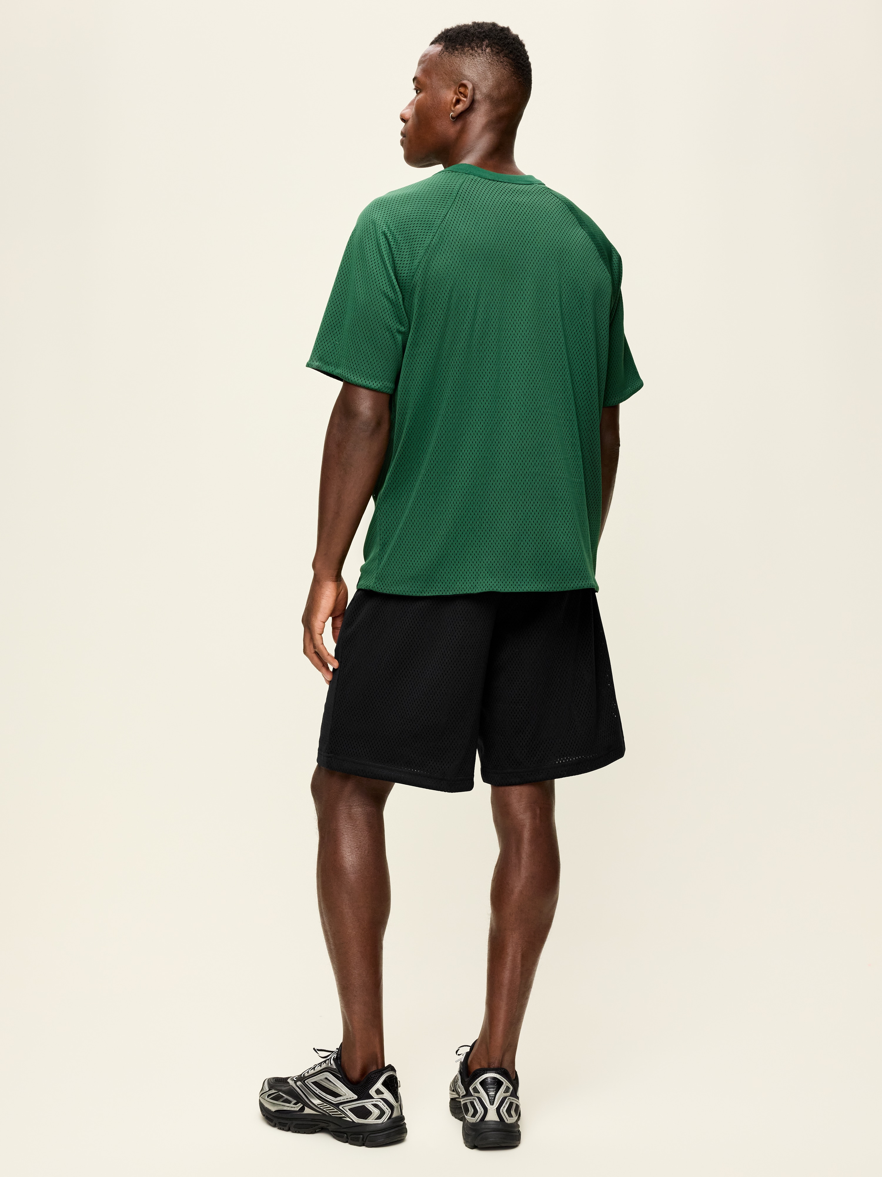 Baggy Mesh Shorts -- 9-inch inseam - Black Jack - 4