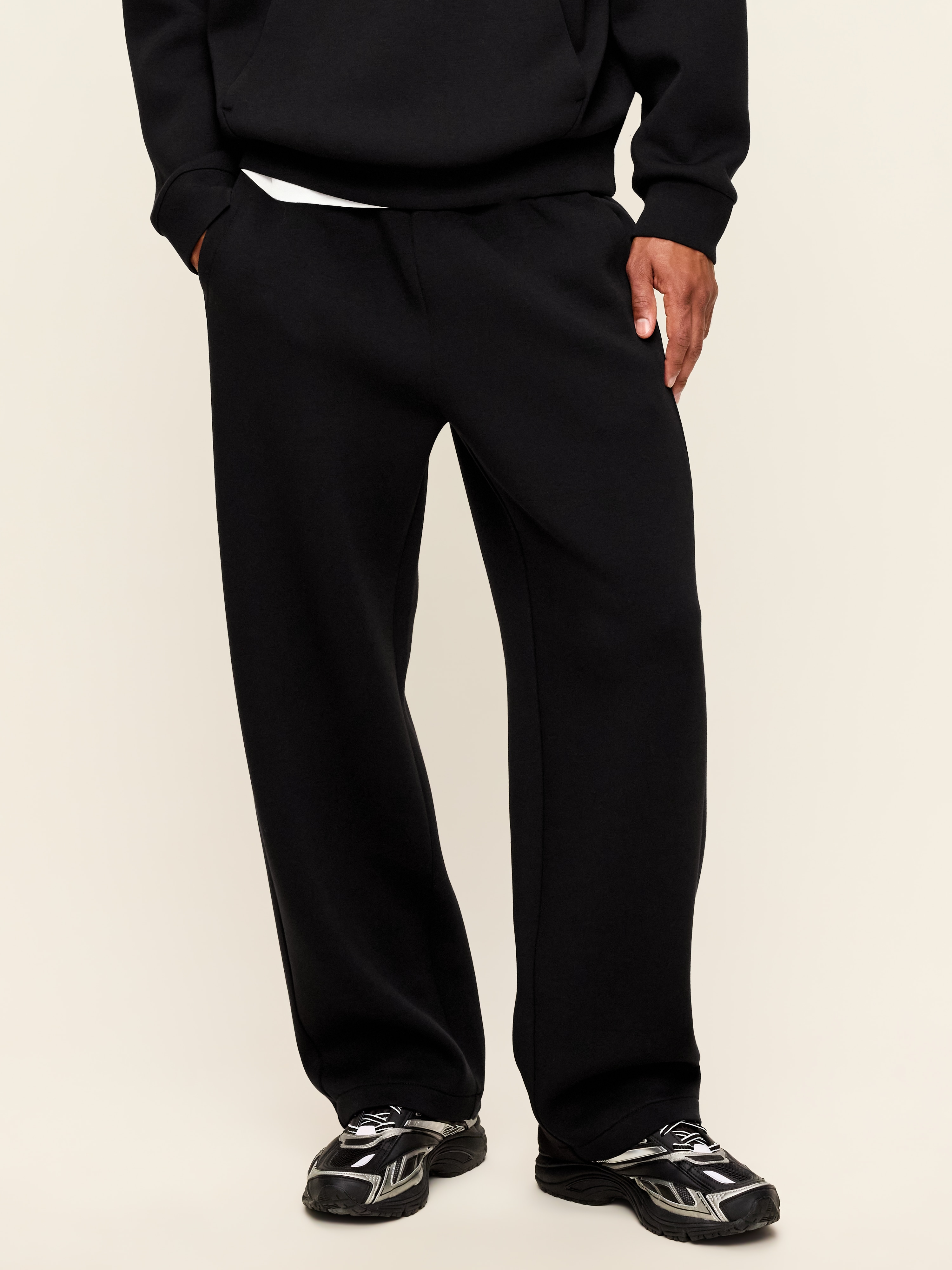 Bounce Fleece Baggy Sweatpants - Black Jack - 1