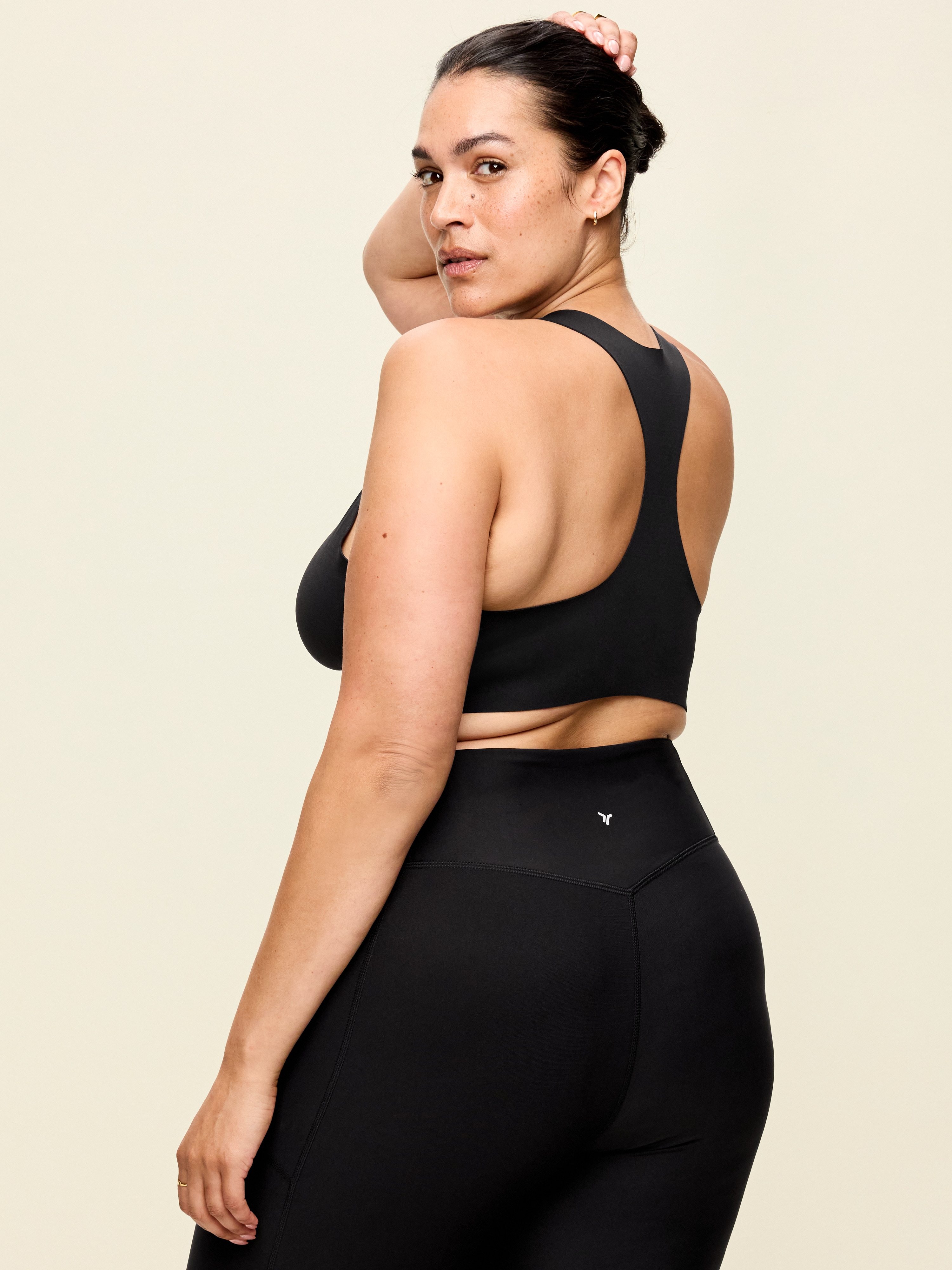 PowerSoft Molded Racerback Bra - Black Jack - 6