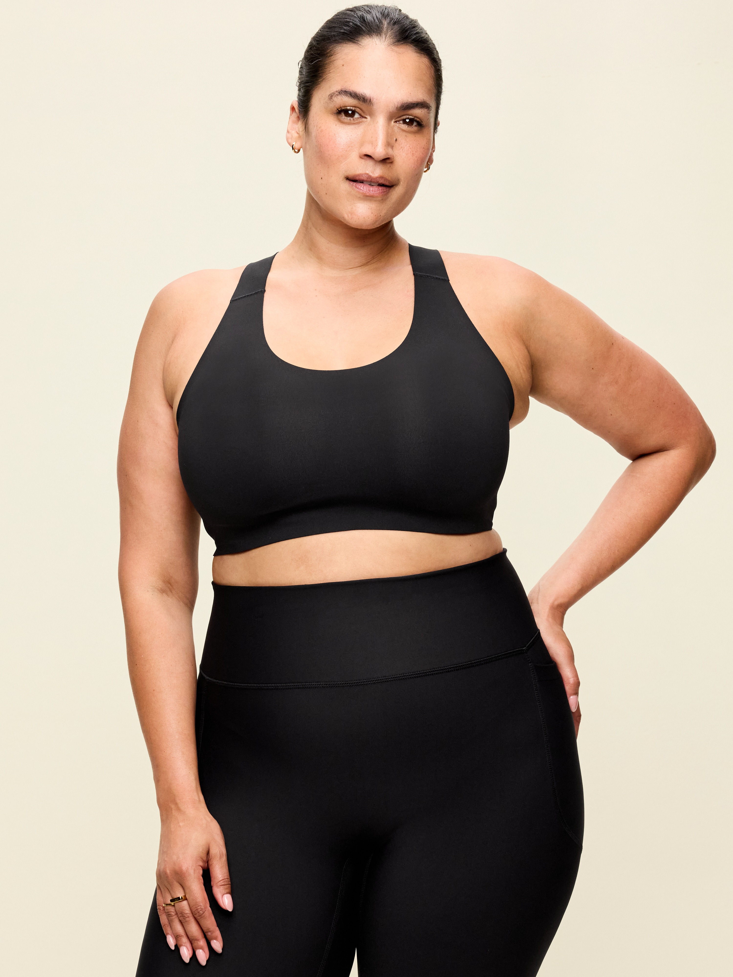 PowerSoft Molded Racerback Bra - Black Jack - 5