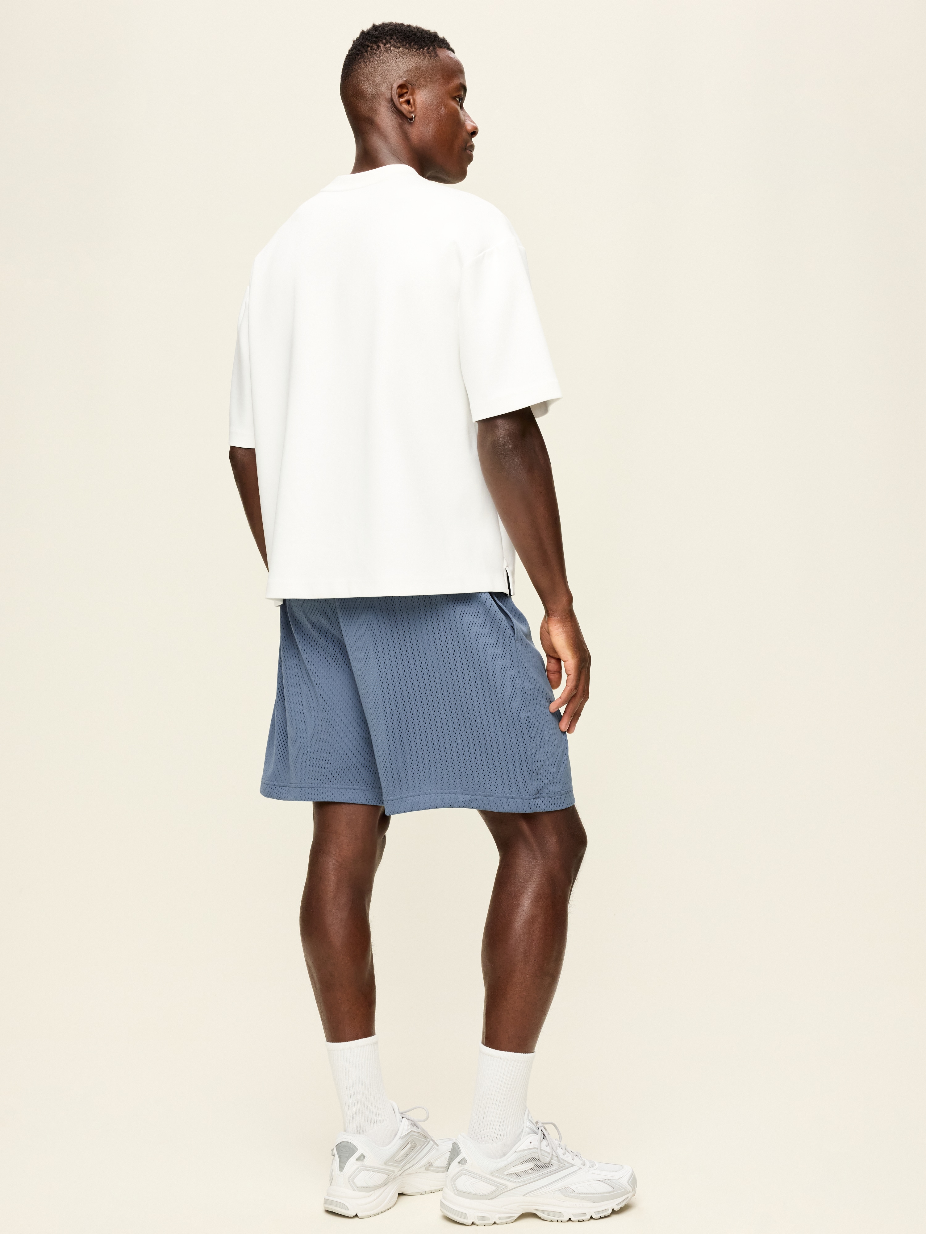 Baggy Mesh Shorts -- 9-inch inseam - Wintry Waters - 4