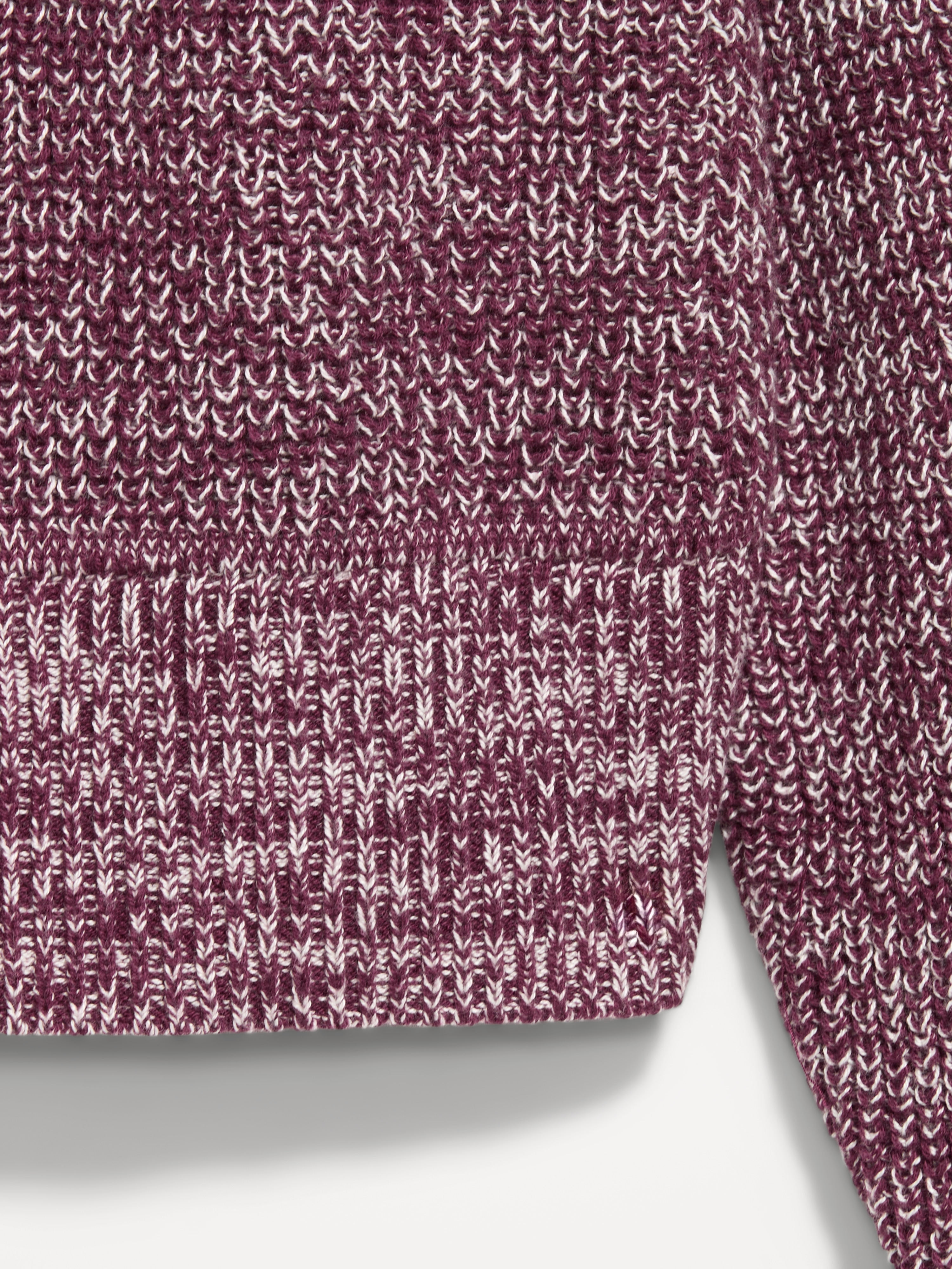 Seaside Cotton Shaker Oversized Half-Zip Sweater - Reddy Or Not - 3