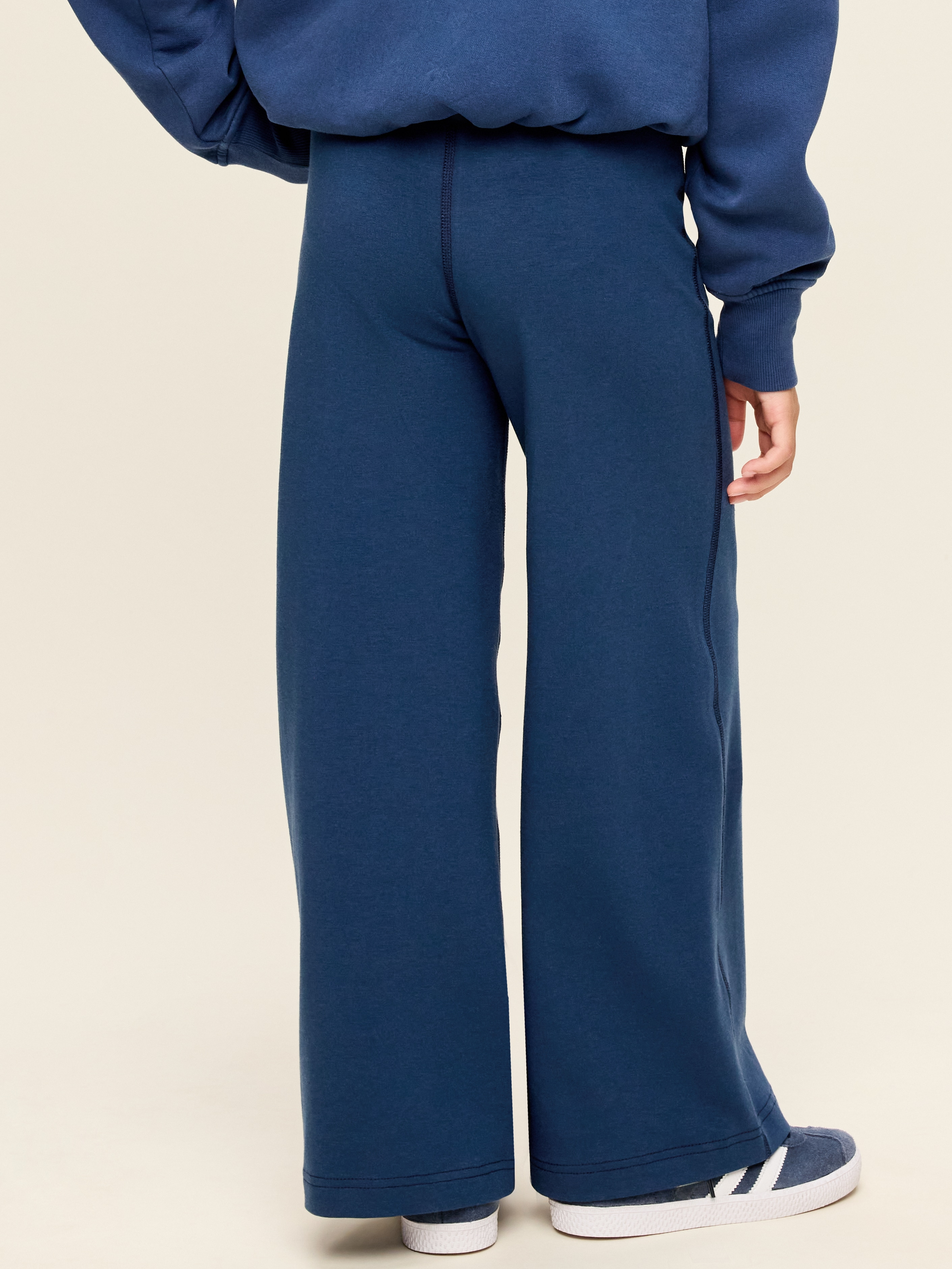 High-Waisted PowerChill Crossover Wide-Leg Pants for Girls - Obscure Night - 2