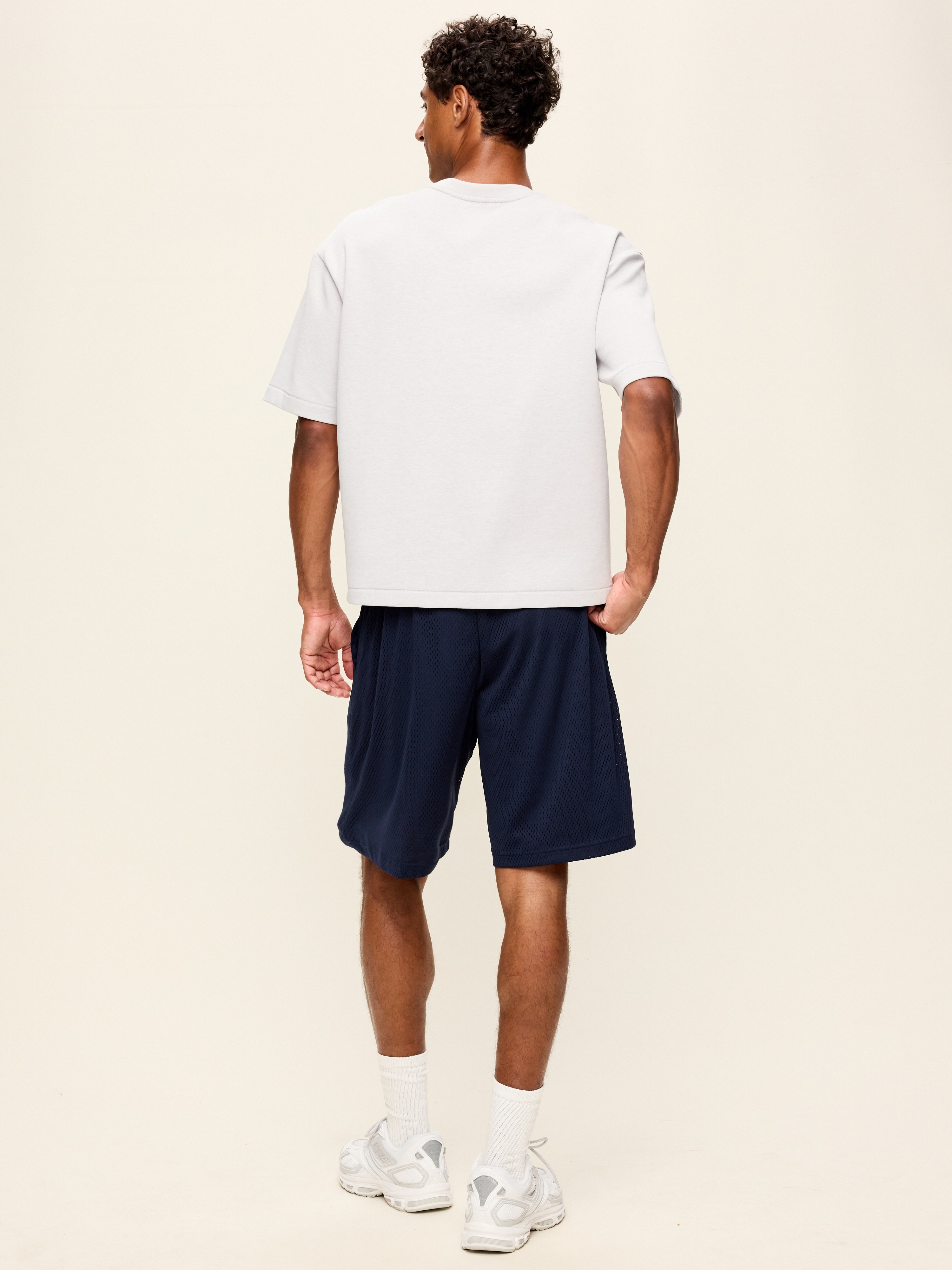 Baggy Mesh Shorts -- 9-inch inseam - In the Navy - 4