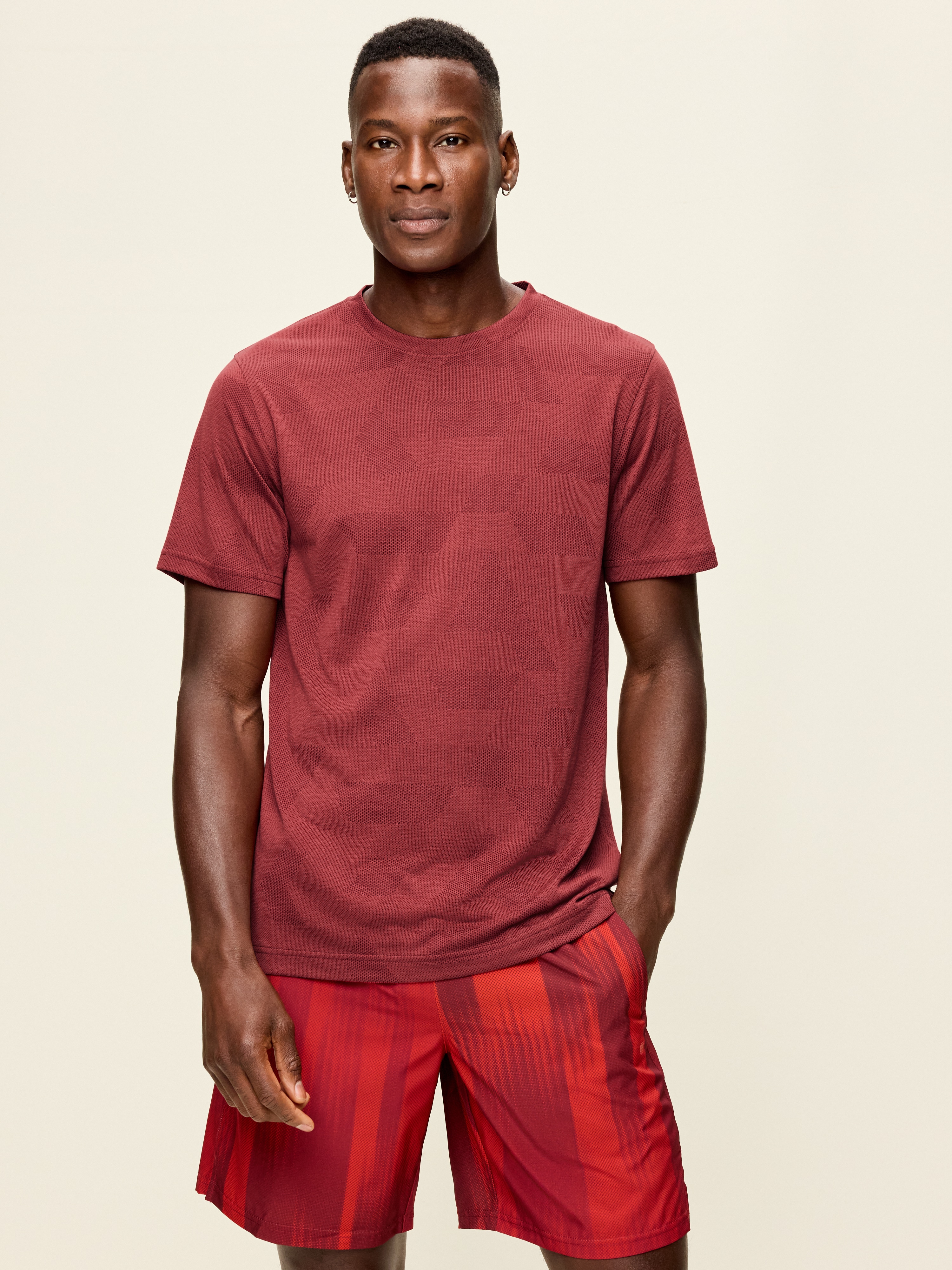 CloudMotion  T-Shirt - Red Velvet - 1