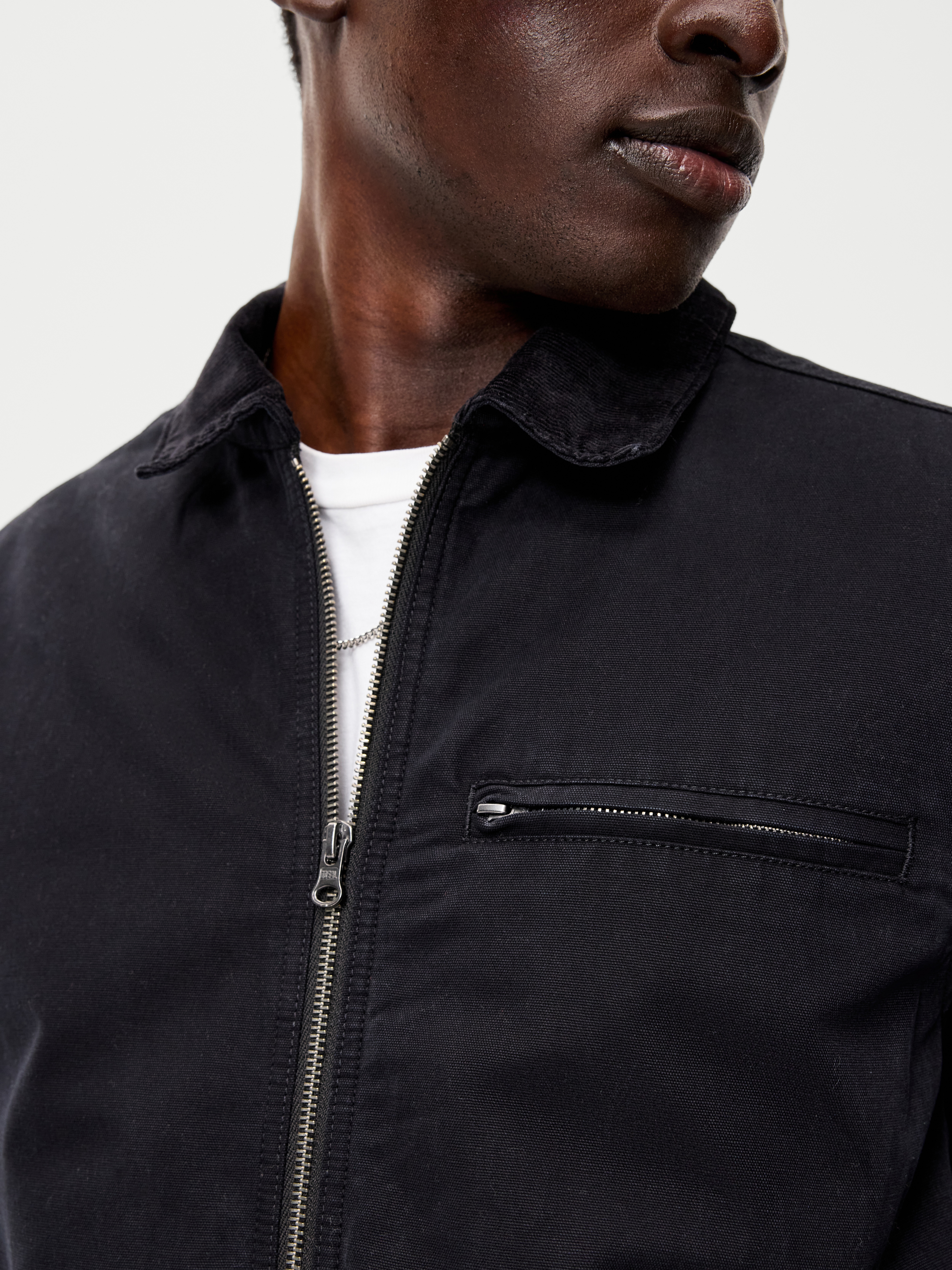 Insulated Canvas Barn Jacket - Black Jack - 4