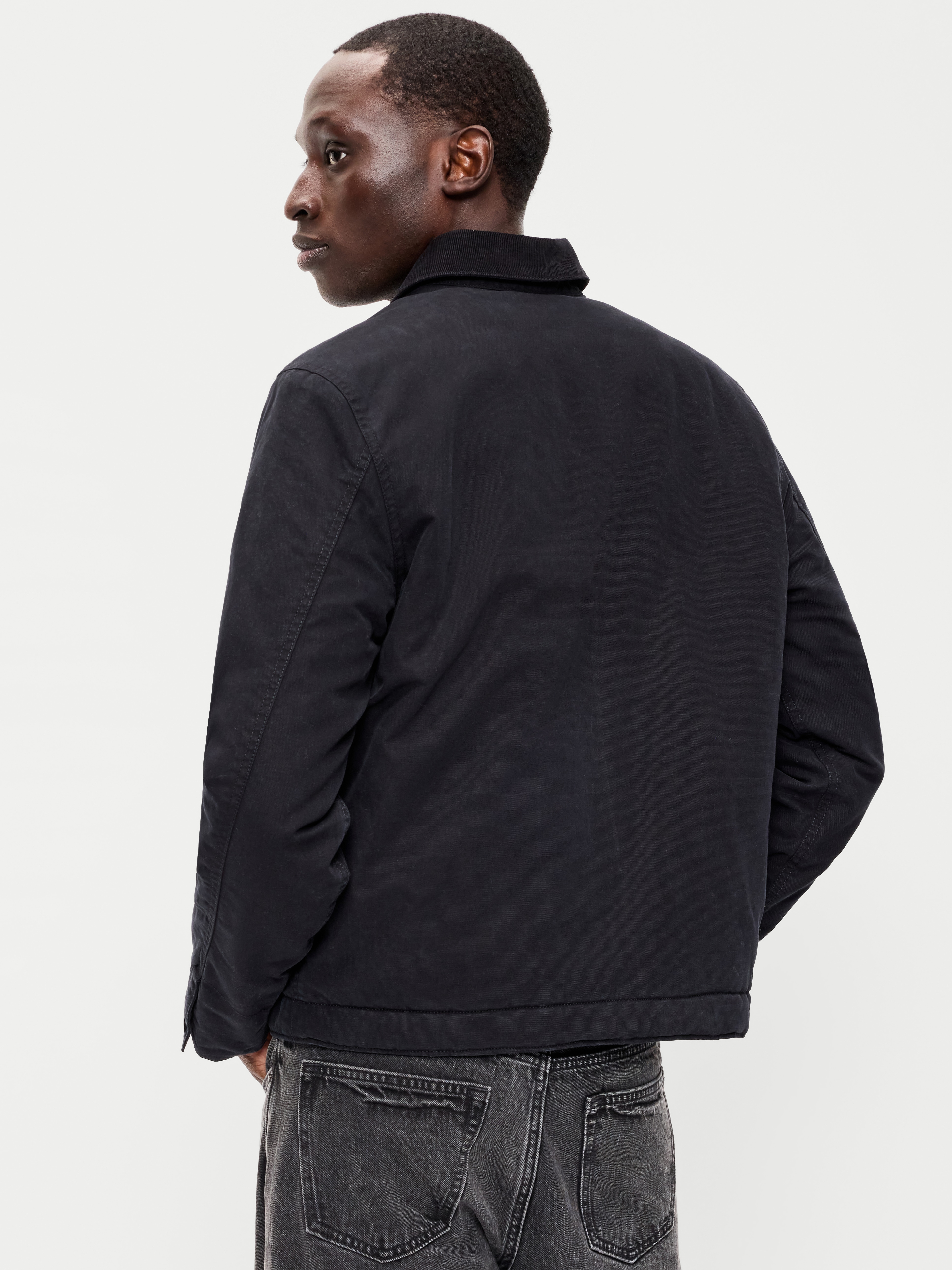 Insulated Canvas Barn Jacket - Black Jack - 2