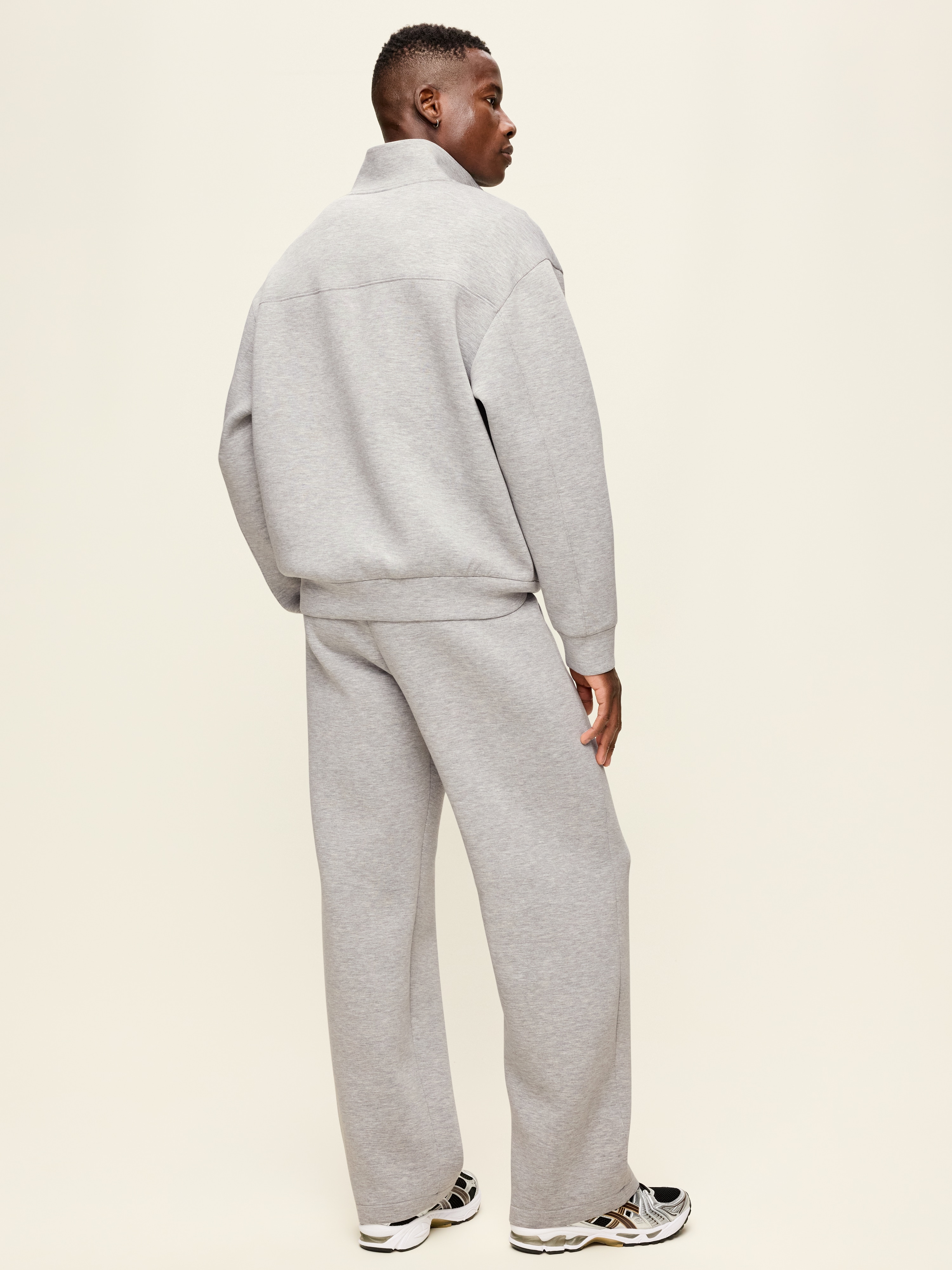 Bounce Fleece Baggy Sweatpants - Heather Gray - 3