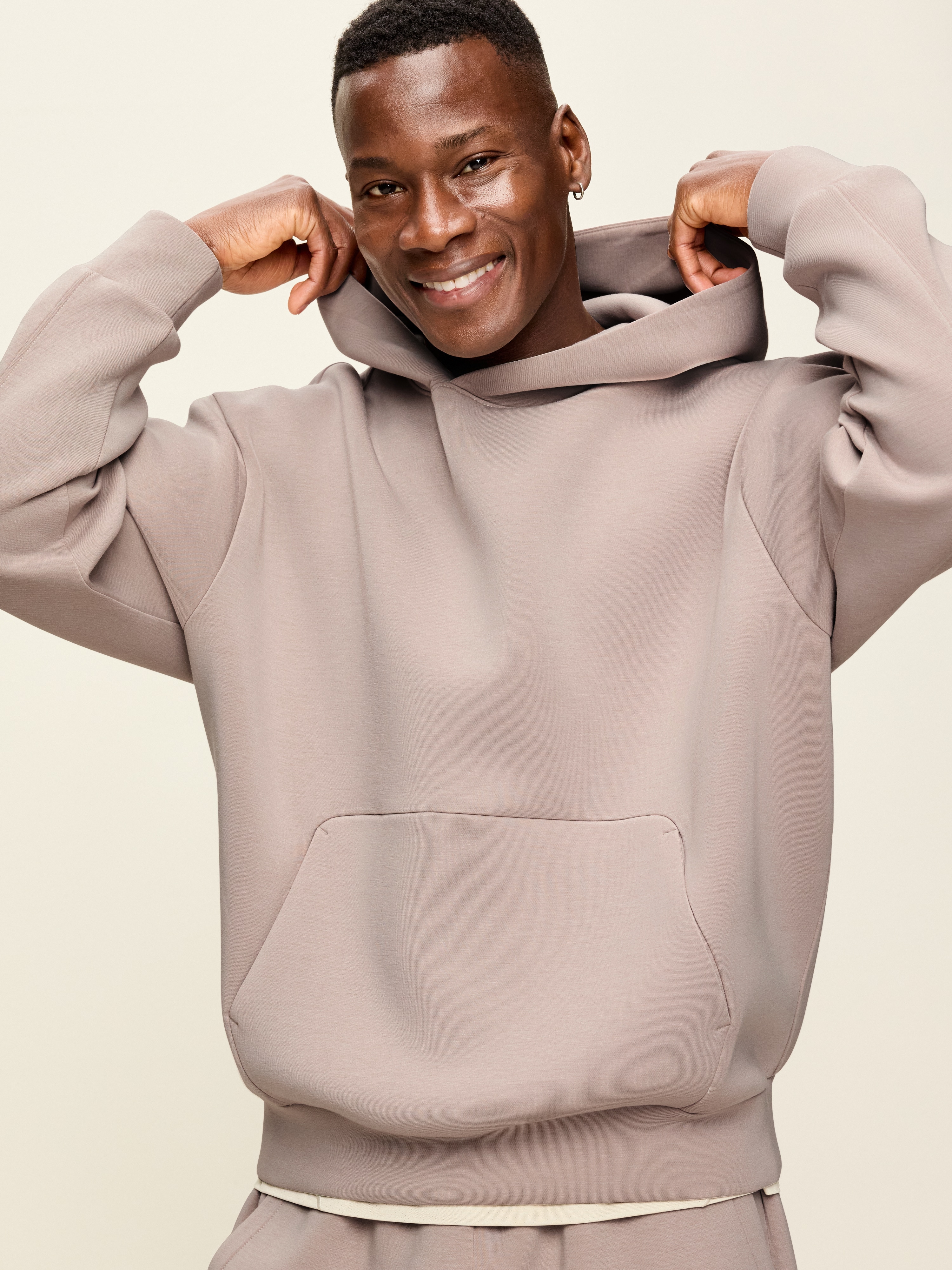 Bounce Fleece Oversized Pullover Hoodie - Hemisphere - 3