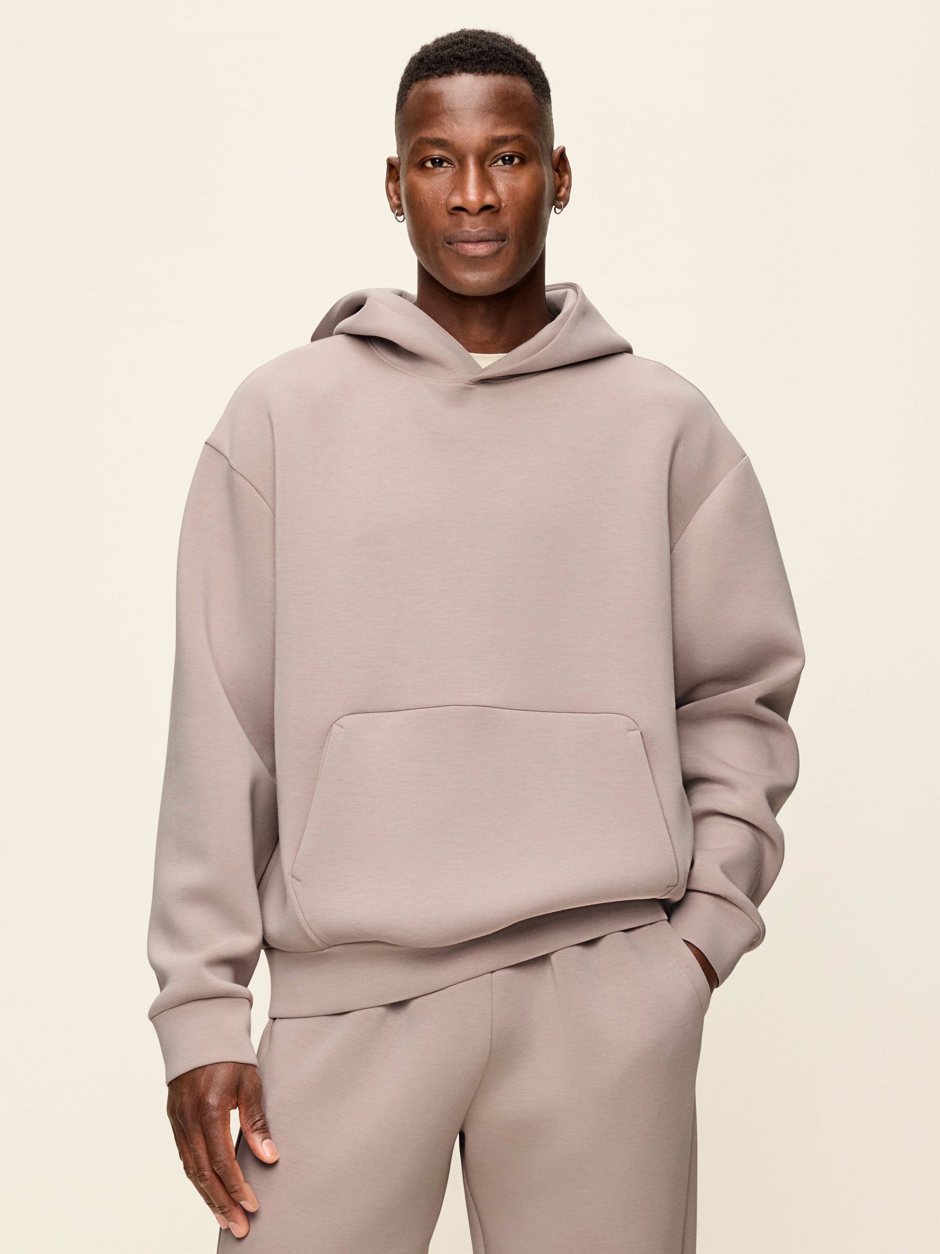 Bounce Fleece Oversized Pullover Hoodie - Hemisphere - 1