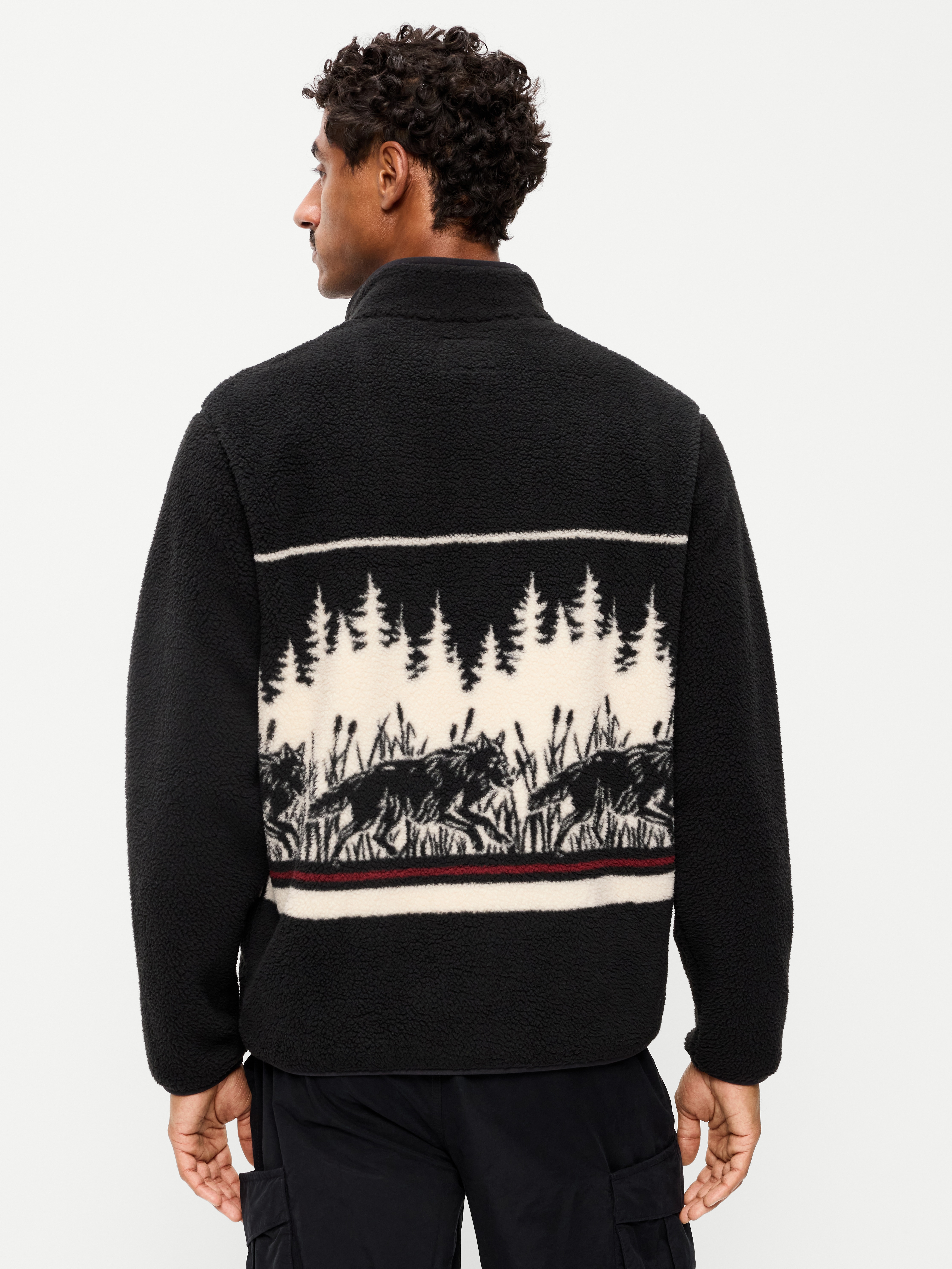 Sherpa Quarter Zip - Don't Cry Wolf - 2