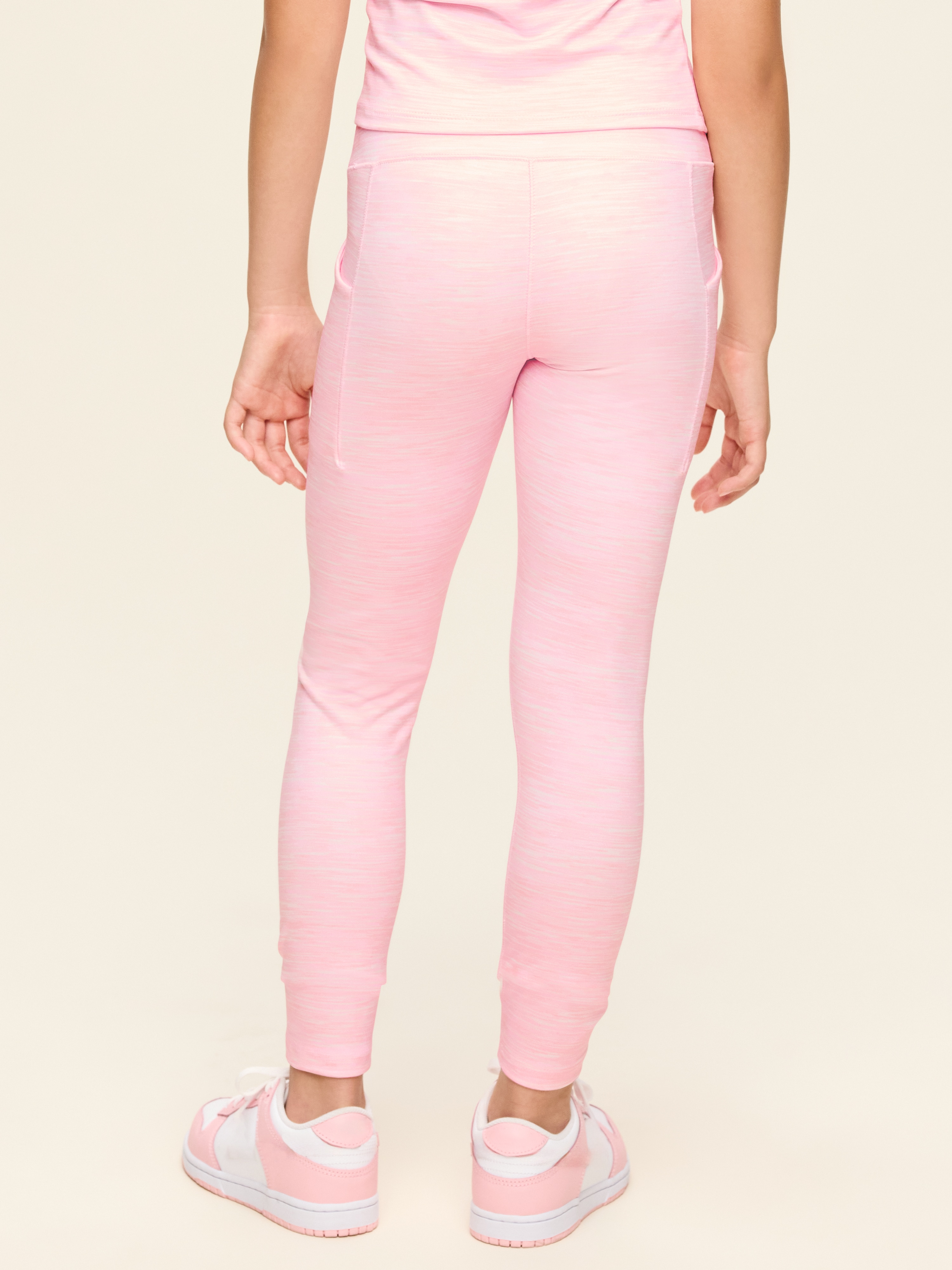 High-Waisted StudioSmooth 7/8 Leggings for Girls - Pink - 2