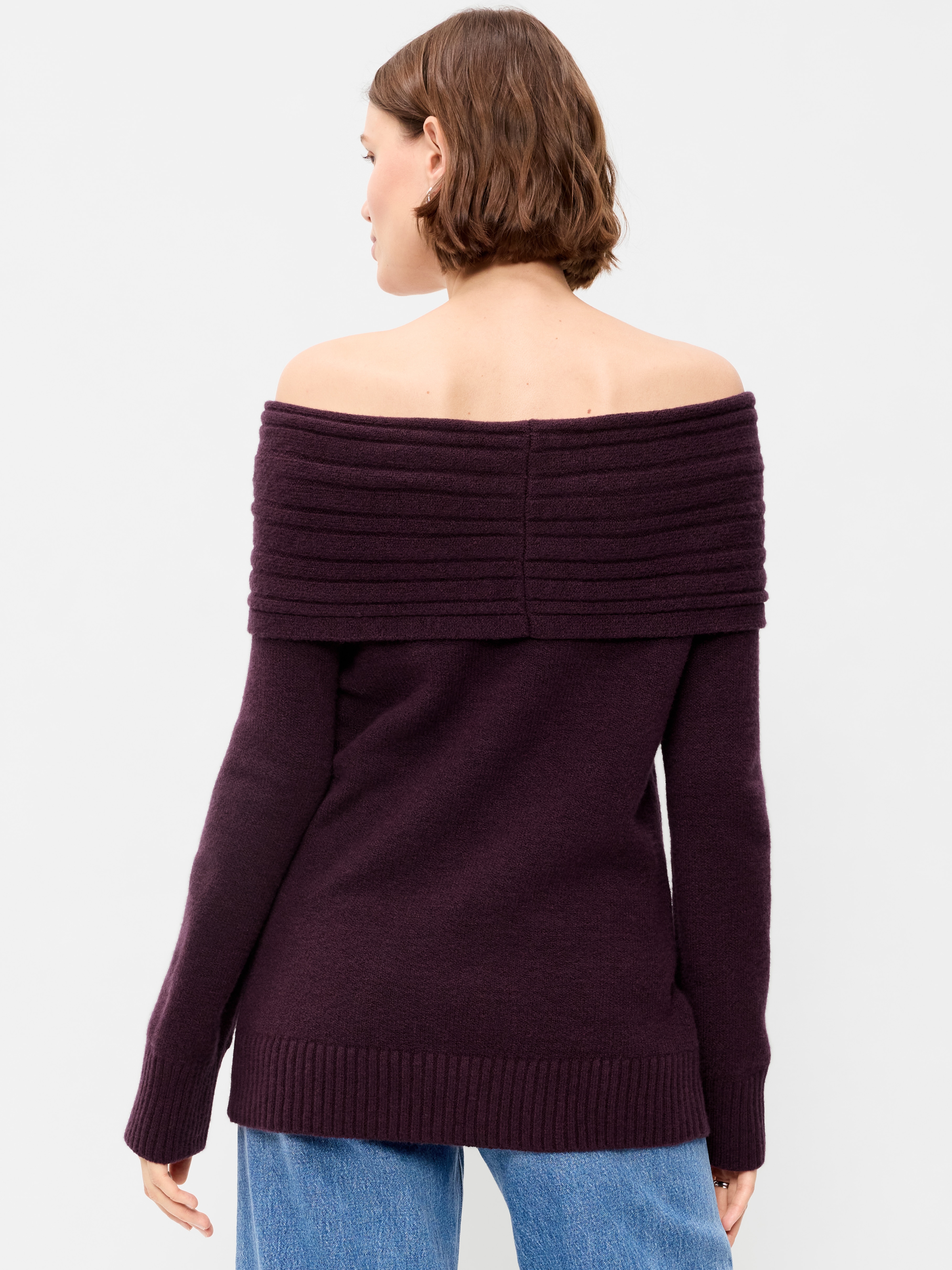 SoSoft Off-The-Shoulder Sweater - Veil my Night - 2