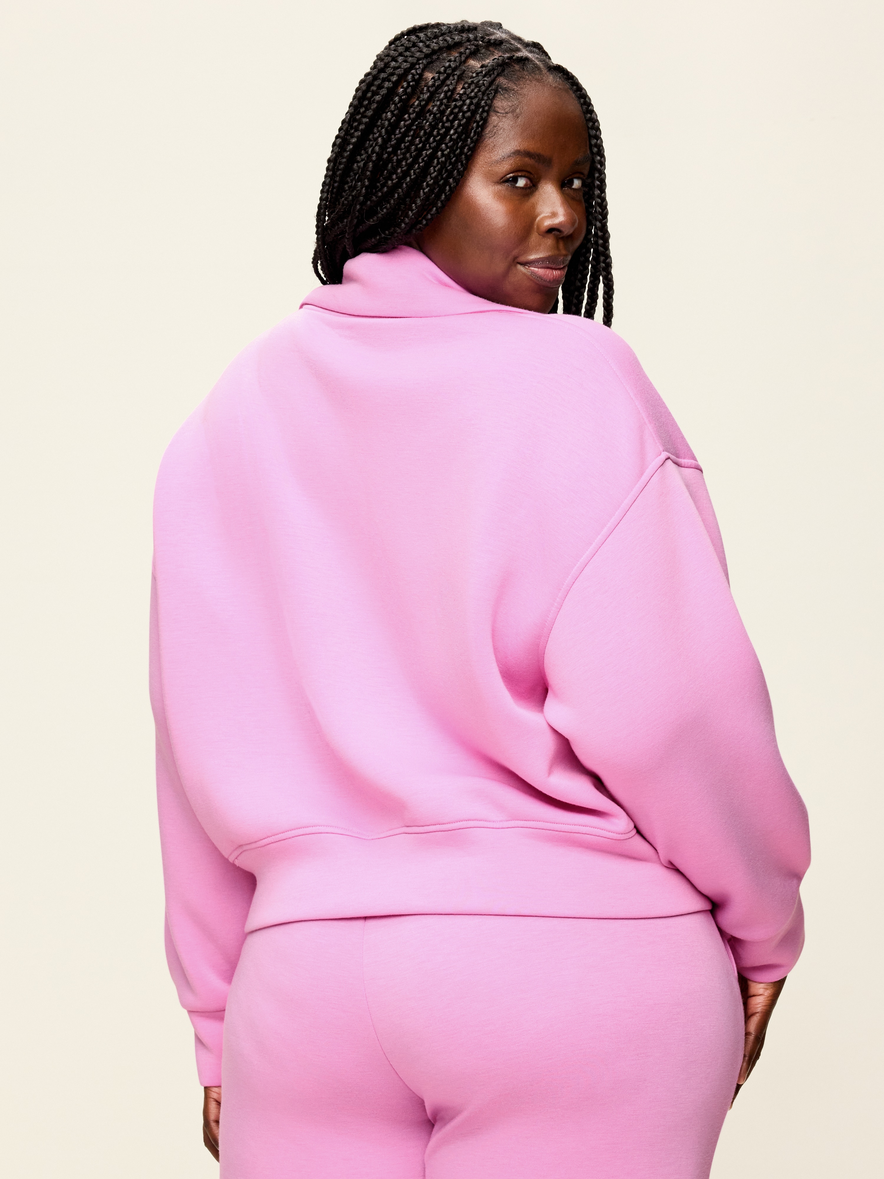Bounce Fleece Half-Zip Pullover Sweatshirt - Orchid - 8