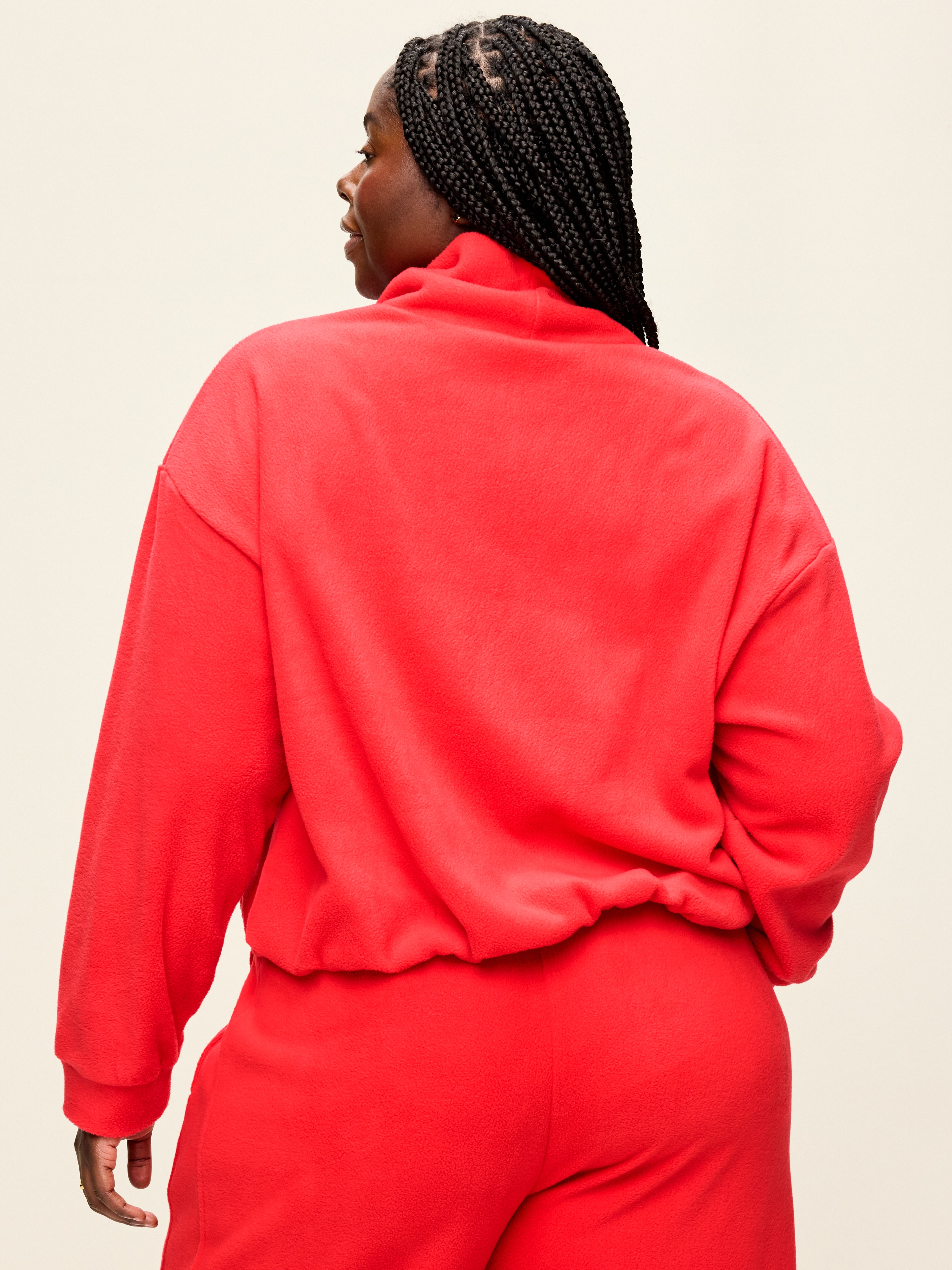 Performance Fleece Funnel Neck Pullover - Amaryllis - 8