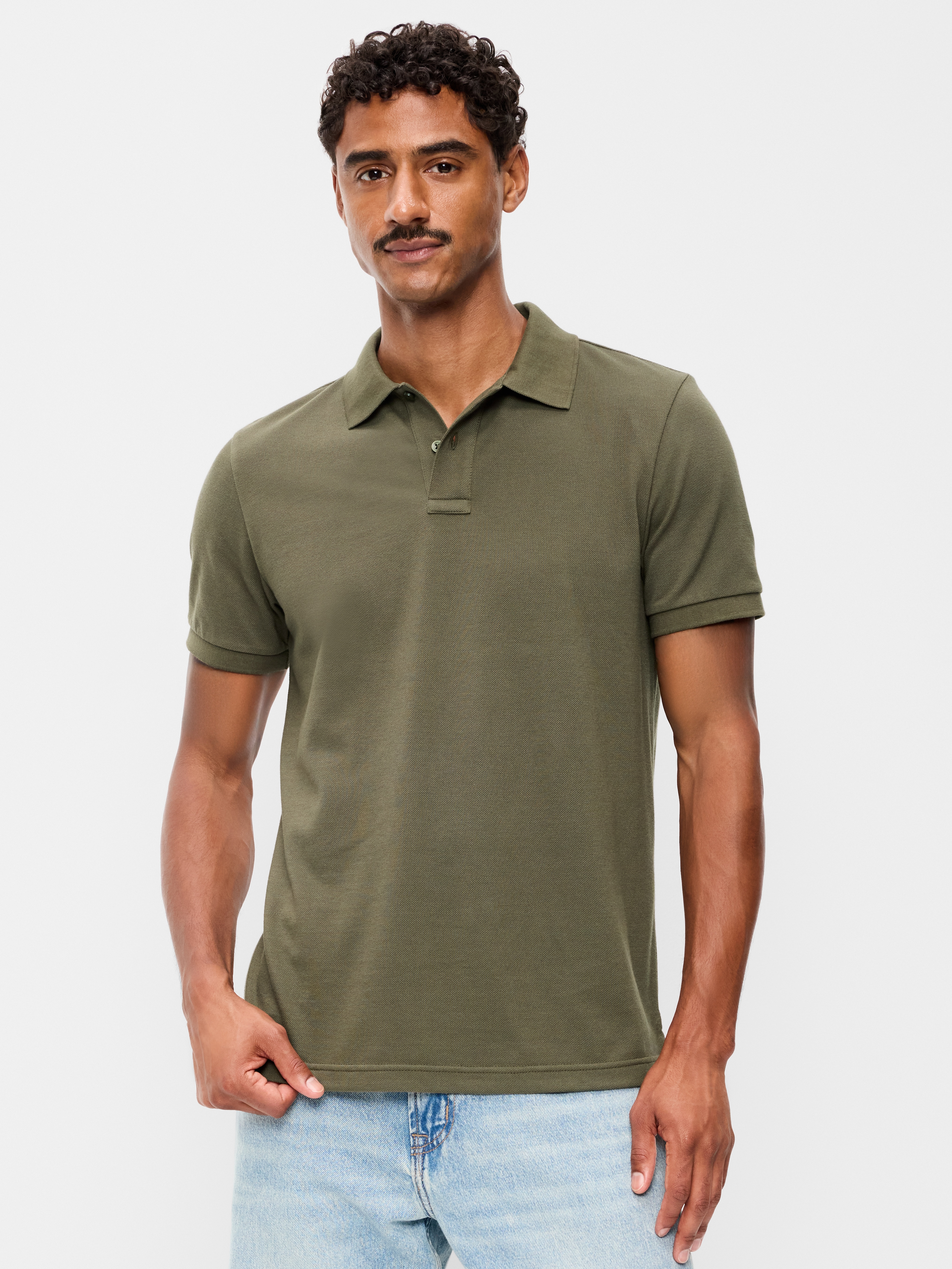 Pique Polo for Men - Heritage Green - 1