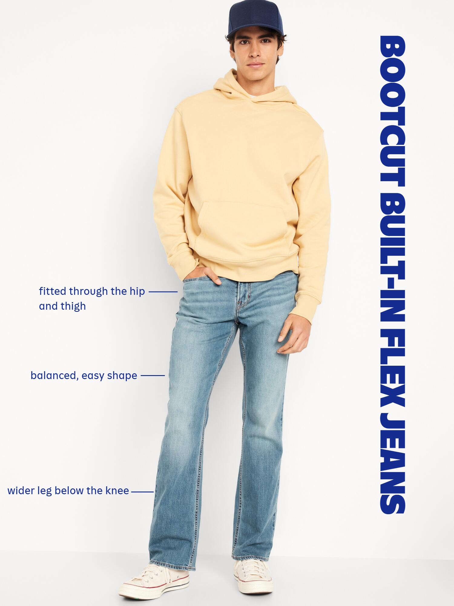 Boot-Cut Built-In Flex Jeans - Light Wash - 5