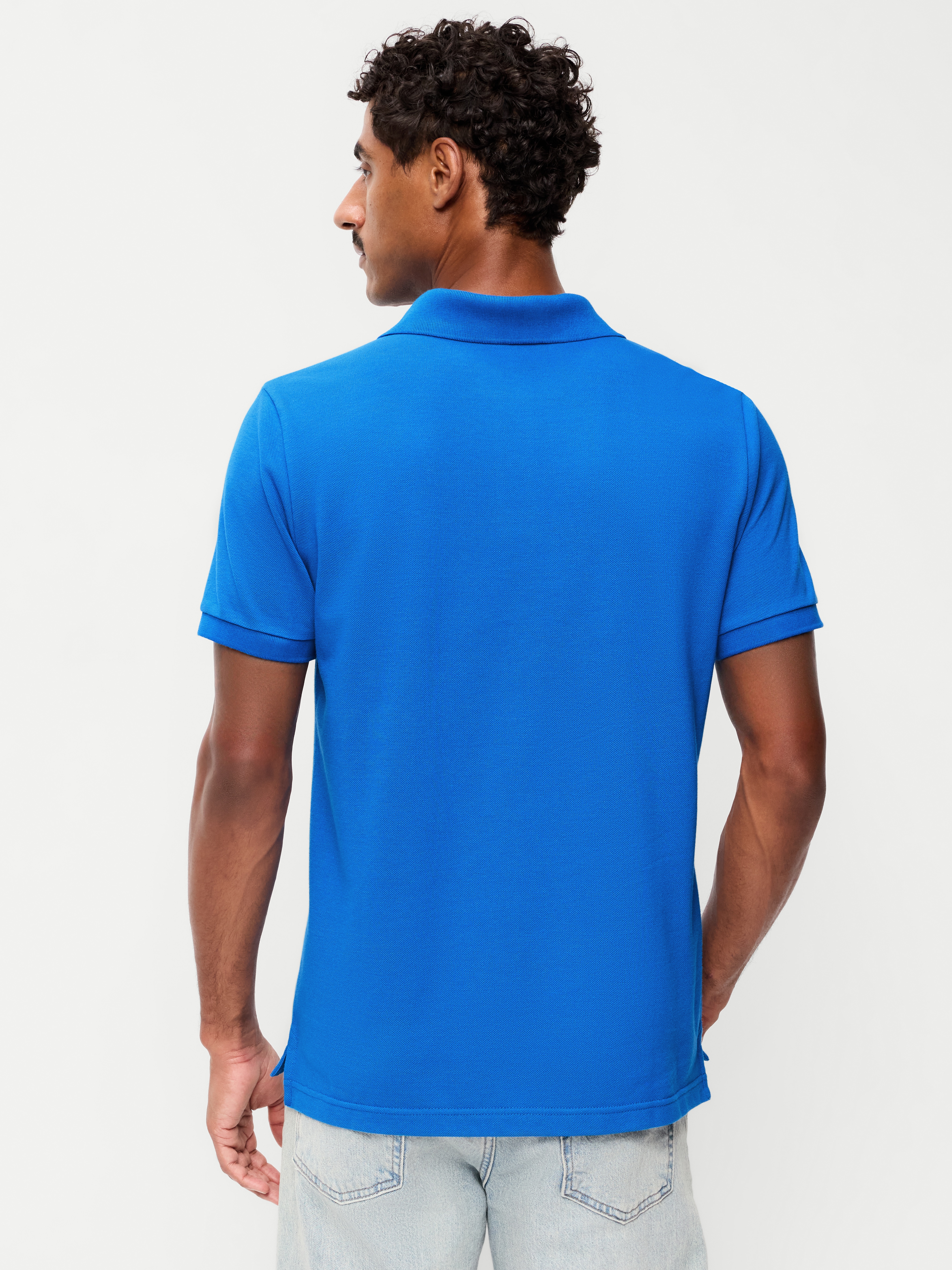 Pique Polo for Men - Blue Moon - 2