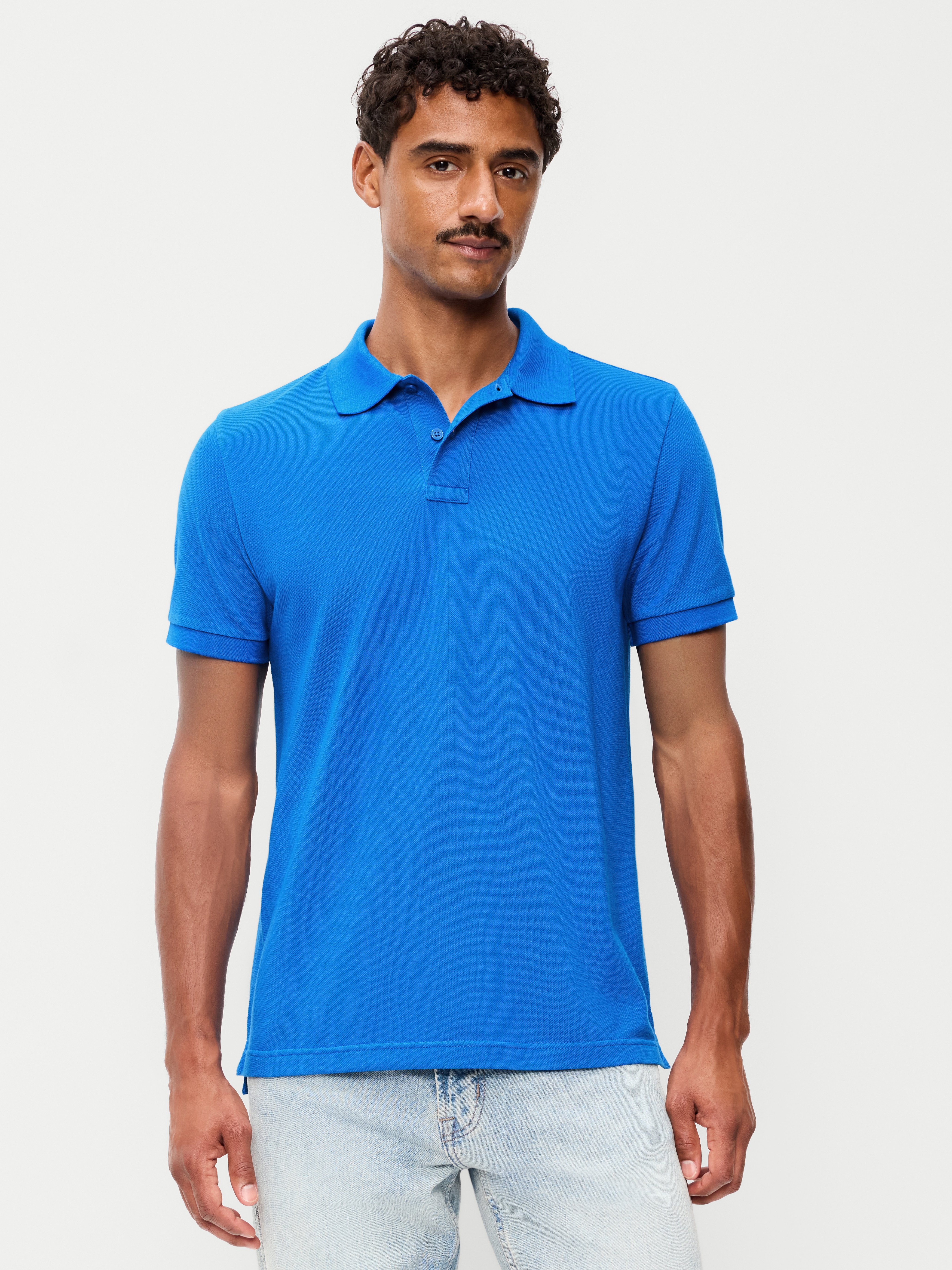 Pique Polo for Men - Blue Moon - 1