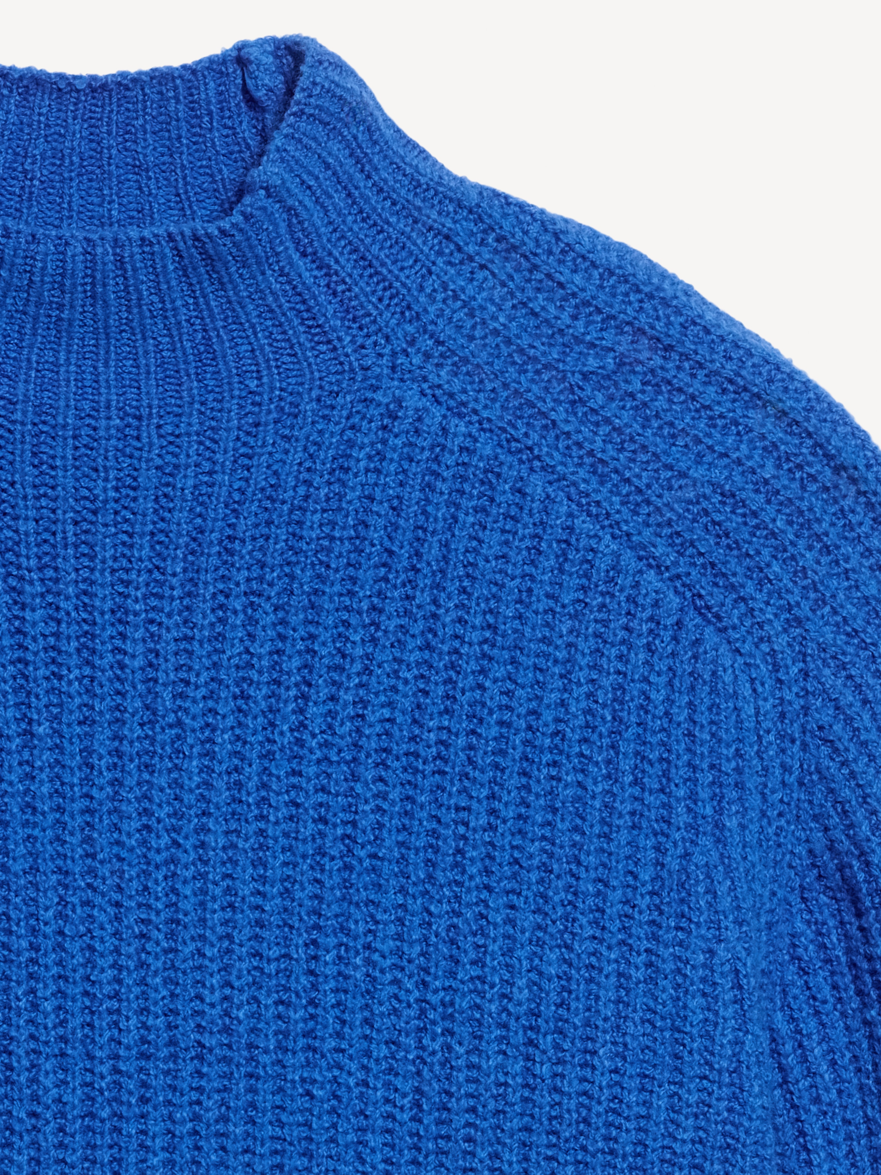 SoSoft Mock-Neck Shaker Sweater - Blue Moon - 5