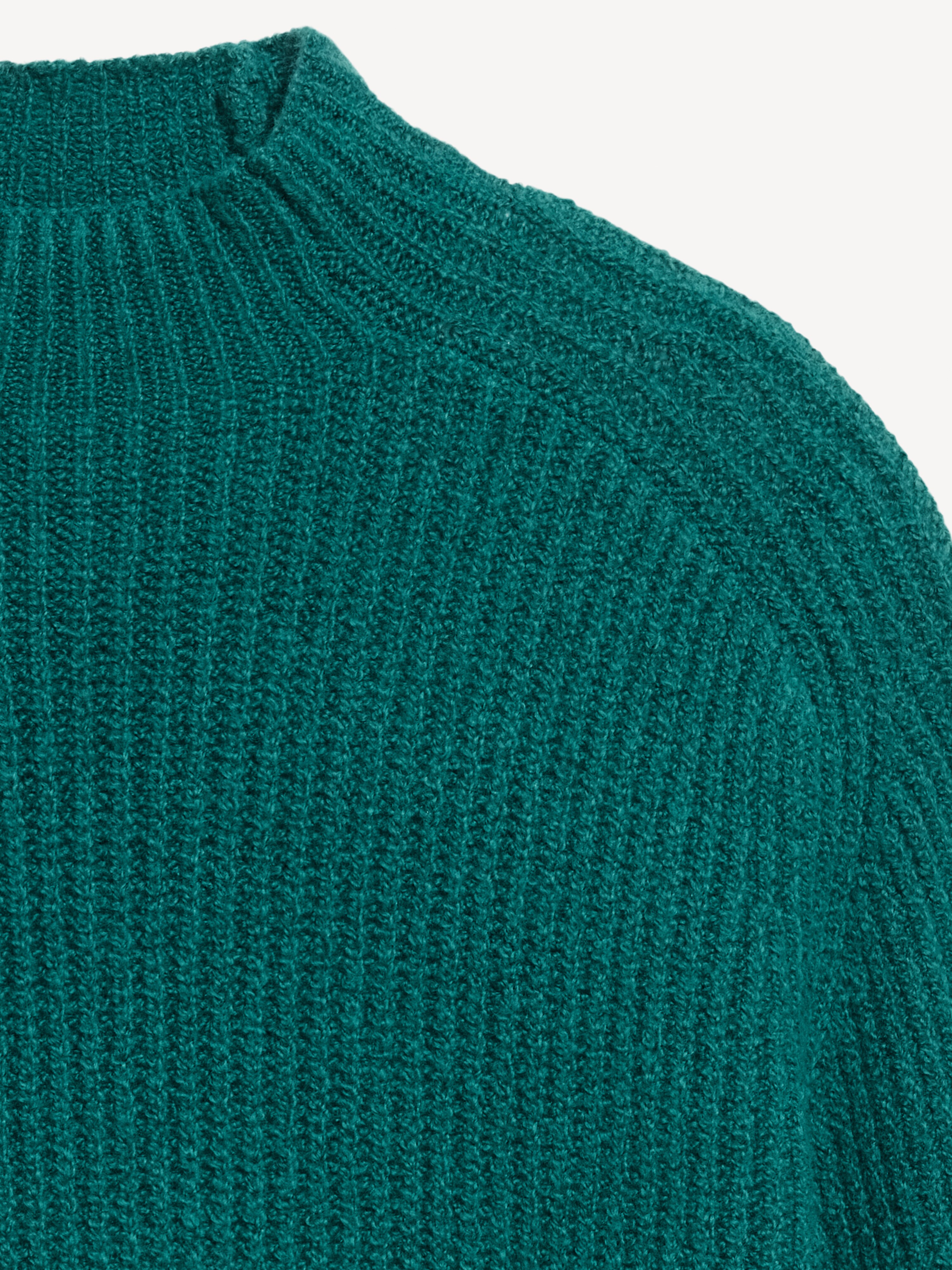 SoSoft Mock-Neck Shaker Sweater - Deep Lagoon - 5