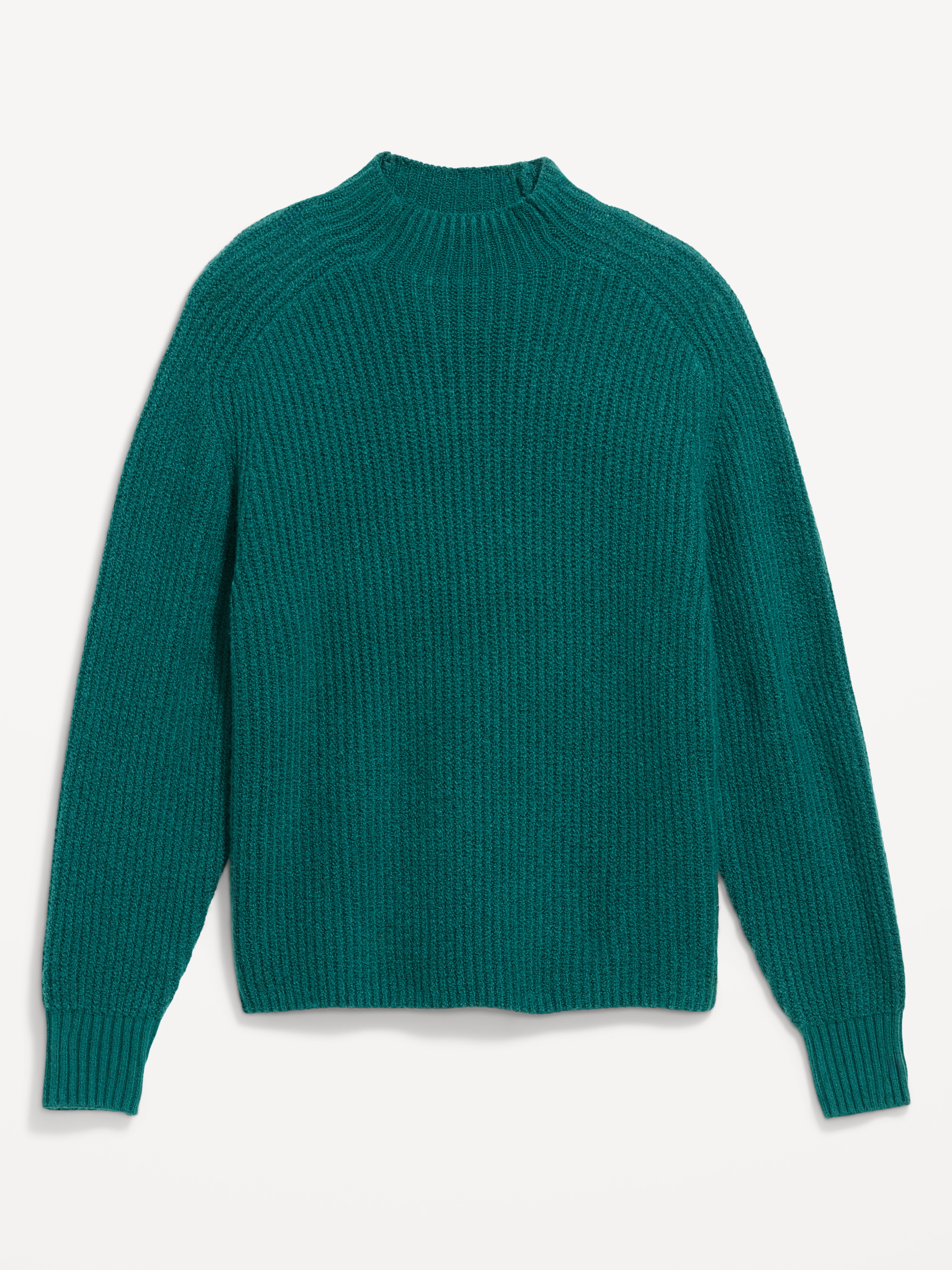 SoSoft Mock-Neck Shaker Sweater - Deep Lagoon - 4
