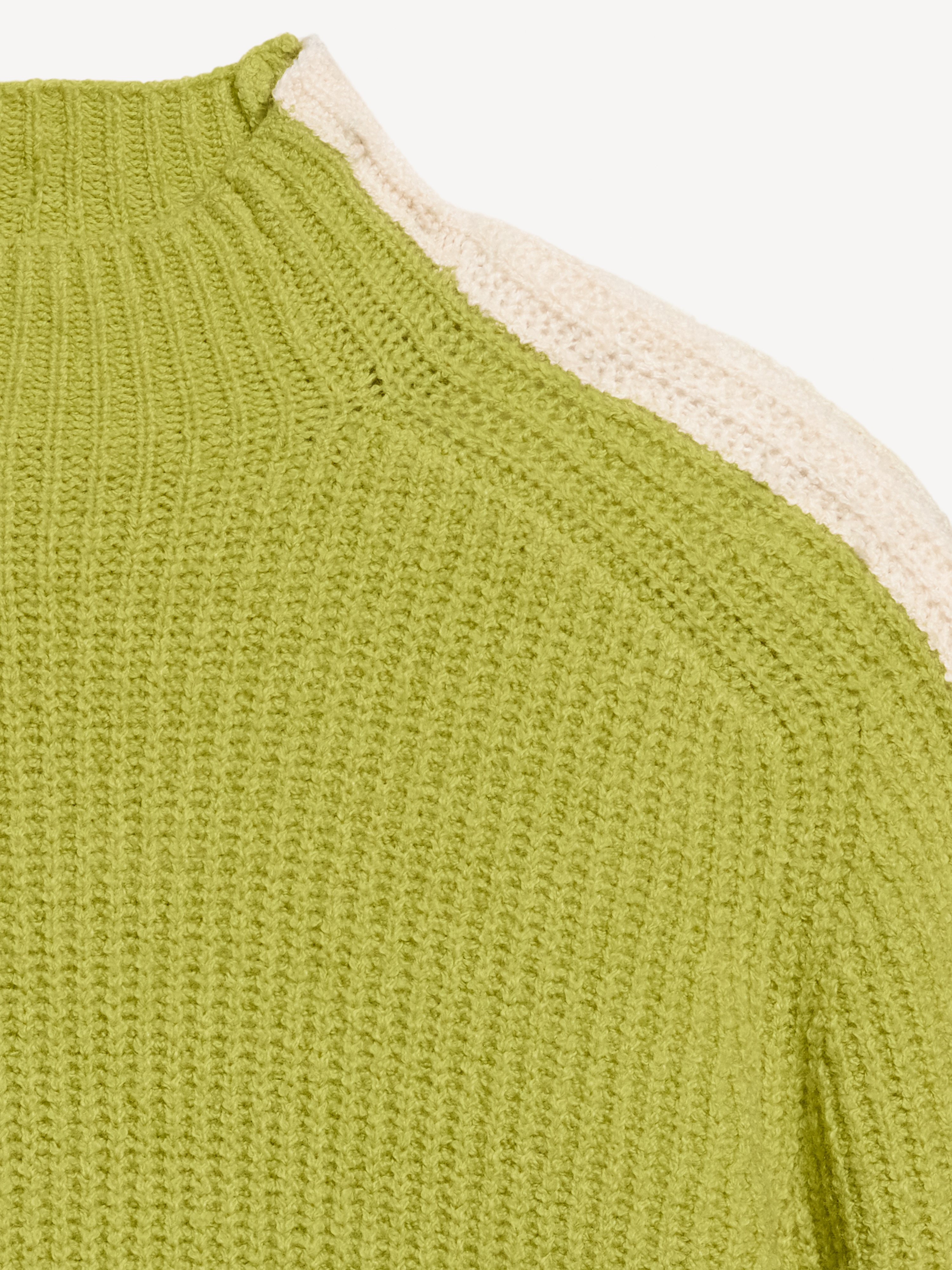 SoSoft Mock-Neck Shaker Sweater - Wasabi - 5