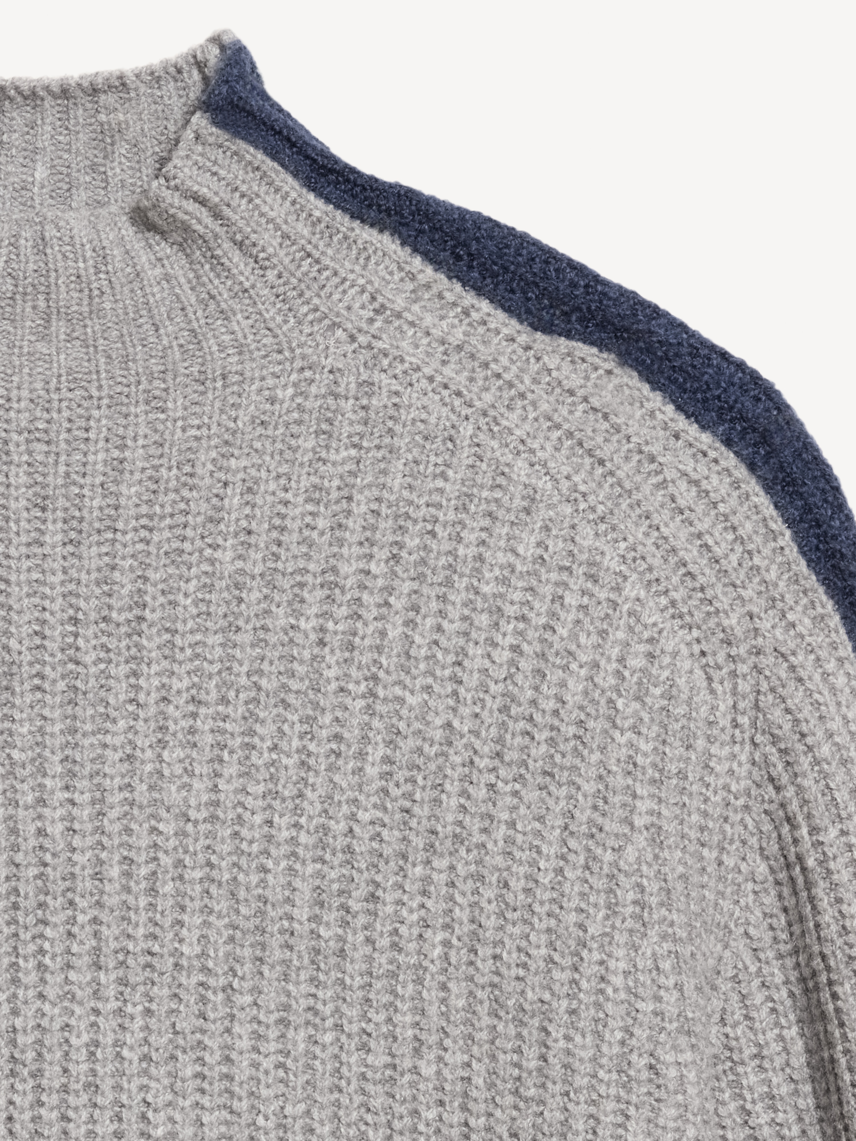 SoSoft Mock-Neck Shaker Sweater - Heather Gray - 5